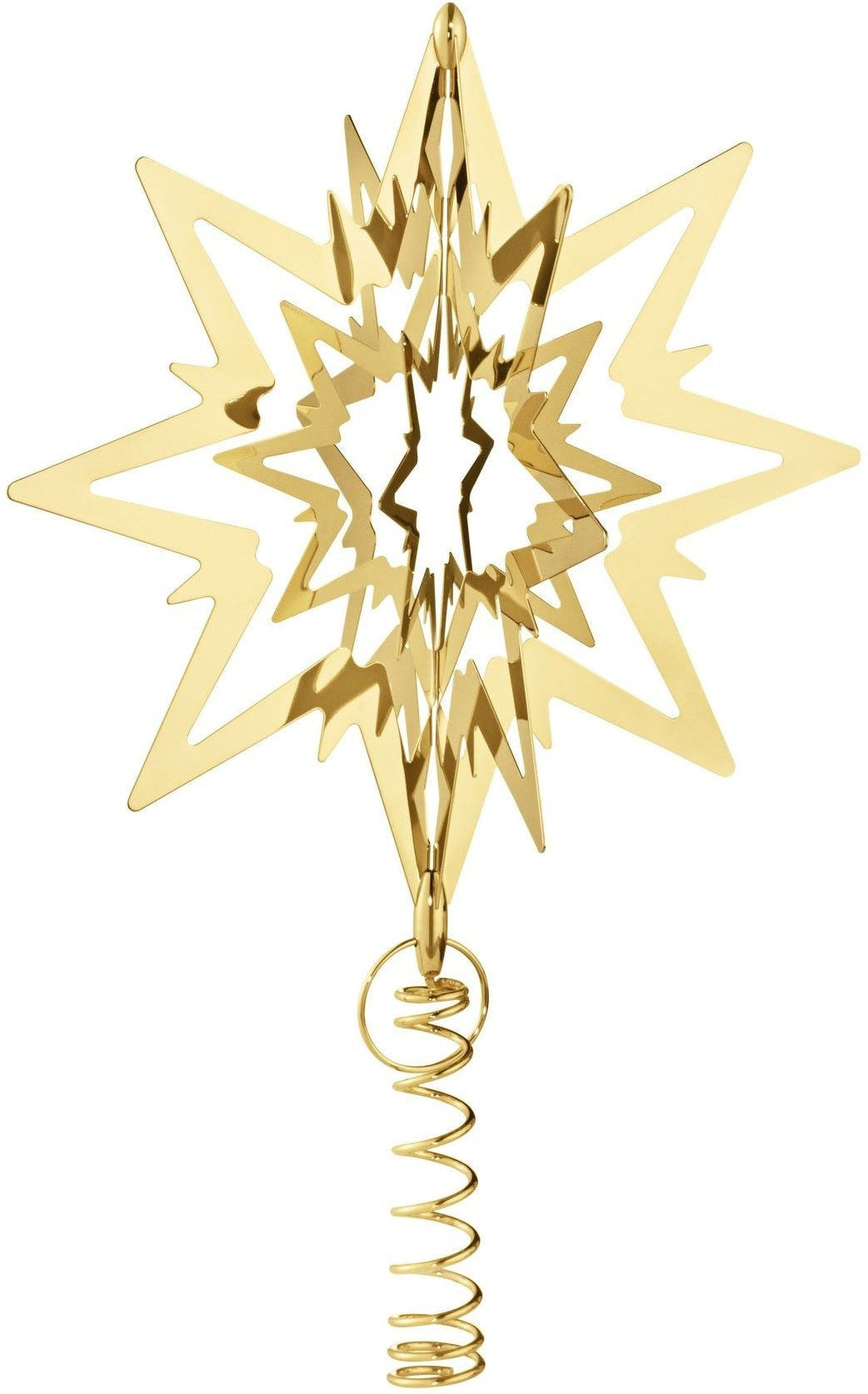 [product_category]-Georg Jensen Star Christmas Tree Star Gold Plating, 19 Cm-Georg Jensen-5705140284635-3405000-GEO-1