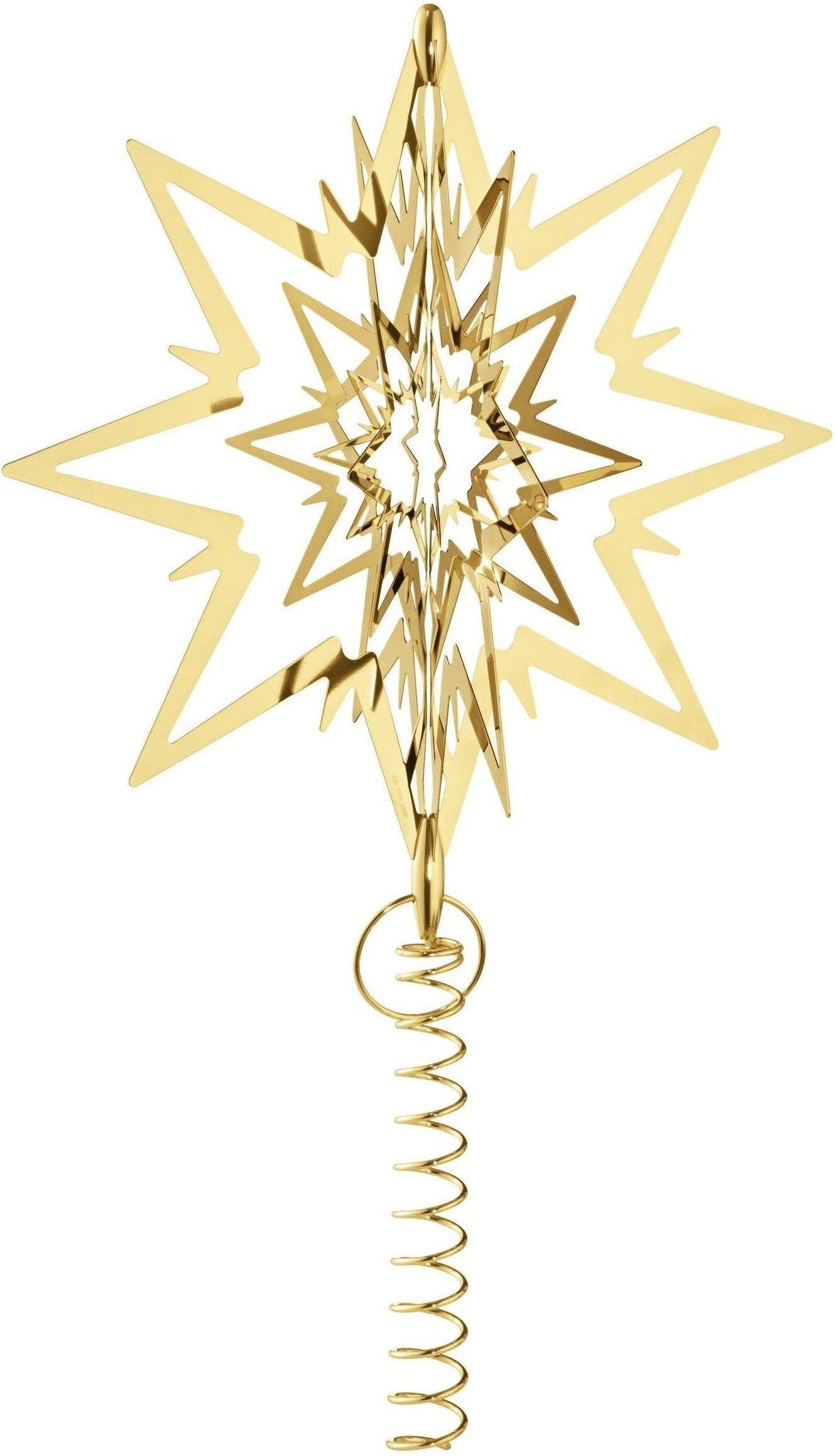 [product_category]-Georg Jensen Star Christmas Tree Star Gold Plating, 24 Cm-Georg Jensen-5705140463979-3404996-GEO-1