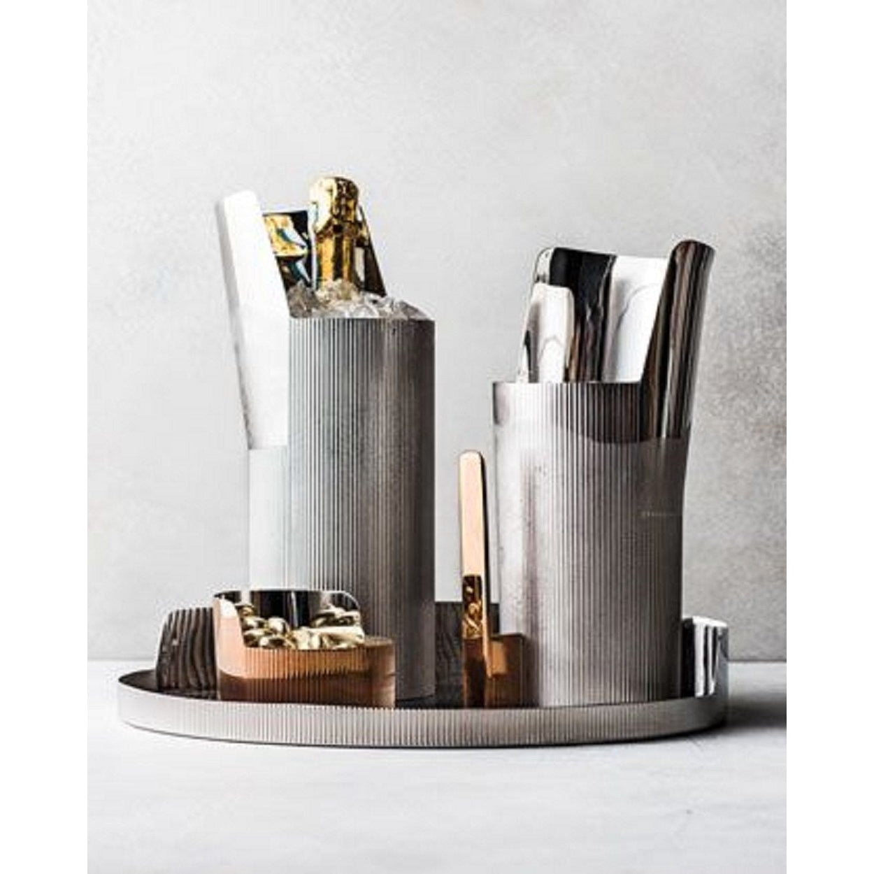 Georg Jensen Urkiola Vase Rustfrit Stål Hj 