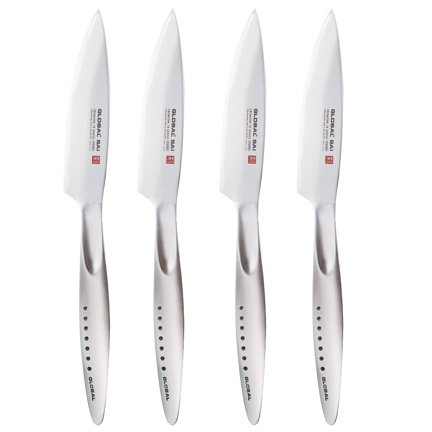 [product_category]-Global Sai T01/4 Steak Knife Set, 11.5 Cm, 4 Pcs.-Global-4943691191045-2217-GLO-1