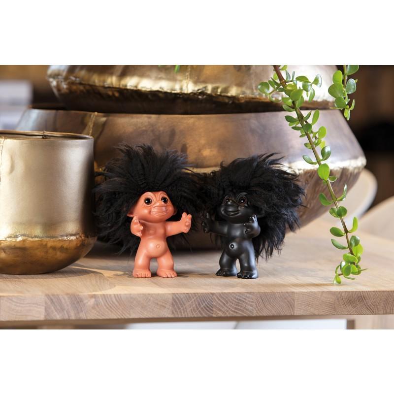 [product_category]-Goodlucktroll Matt Black/ Black Hair, 9cm-Goodlucktroll-5711336001184-93025-GOO-3