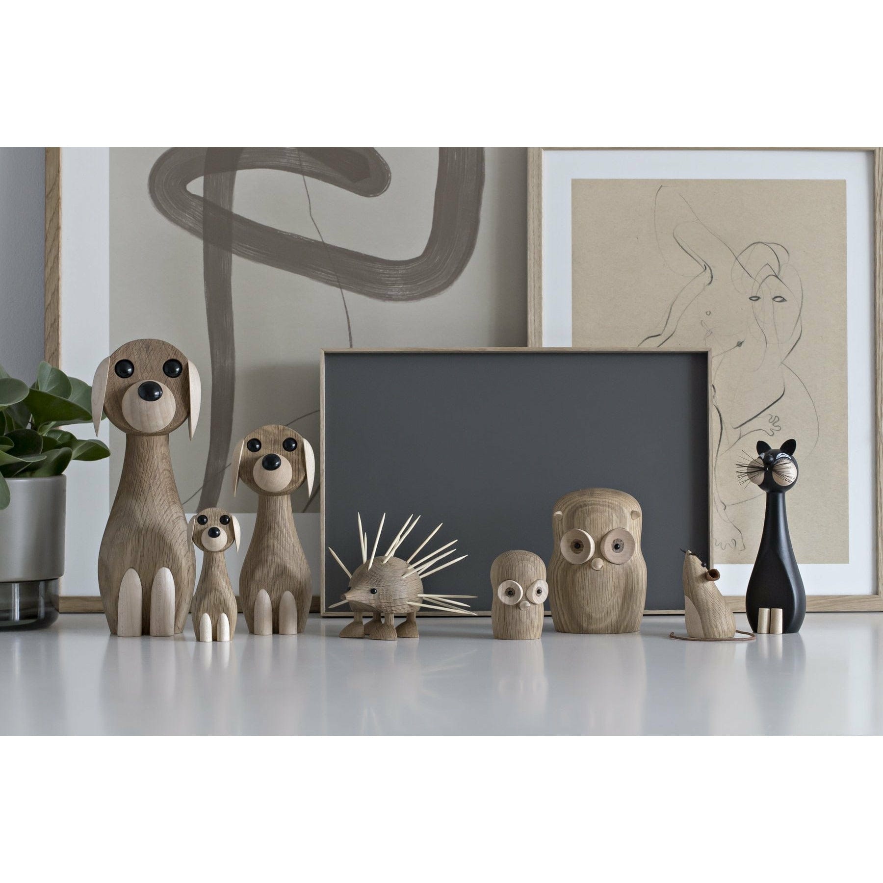 [product_category]-Gunnar Flørning Cat Wooden Figure, 15,7 Cm-Gunnar Flørning-5711841115116-115-GUN-3