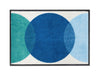 Heymat Doormat Spot Blue, 60x85cm