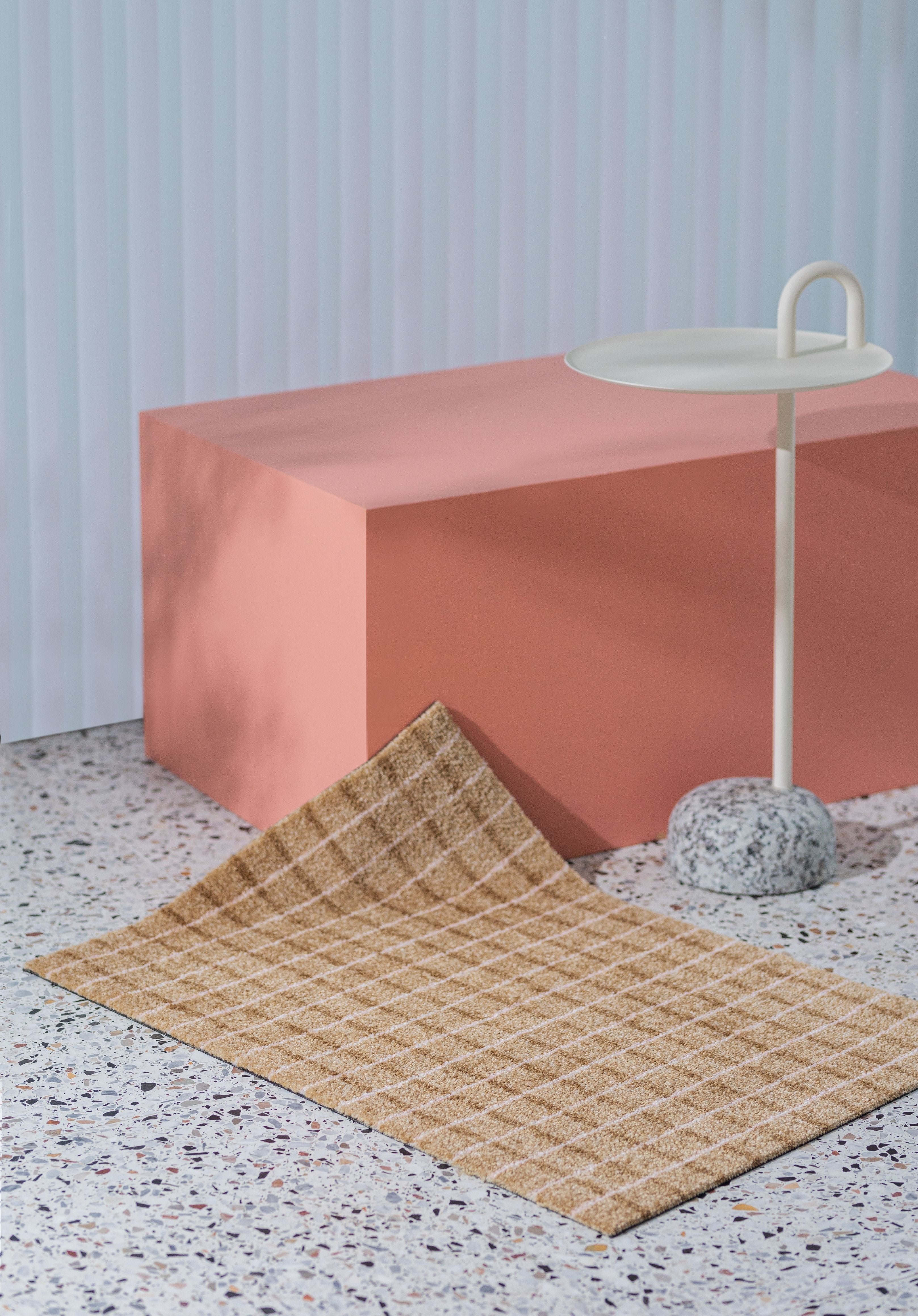 [product_category]-Heymat Grid Doormat Chocolate Strawberry, 85x115 Cm-Heymat-7090040582379-57572-HEY-2