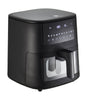 Holm Air Fryer med visningsvindue 6,5 liter 1650 watt Matt sort