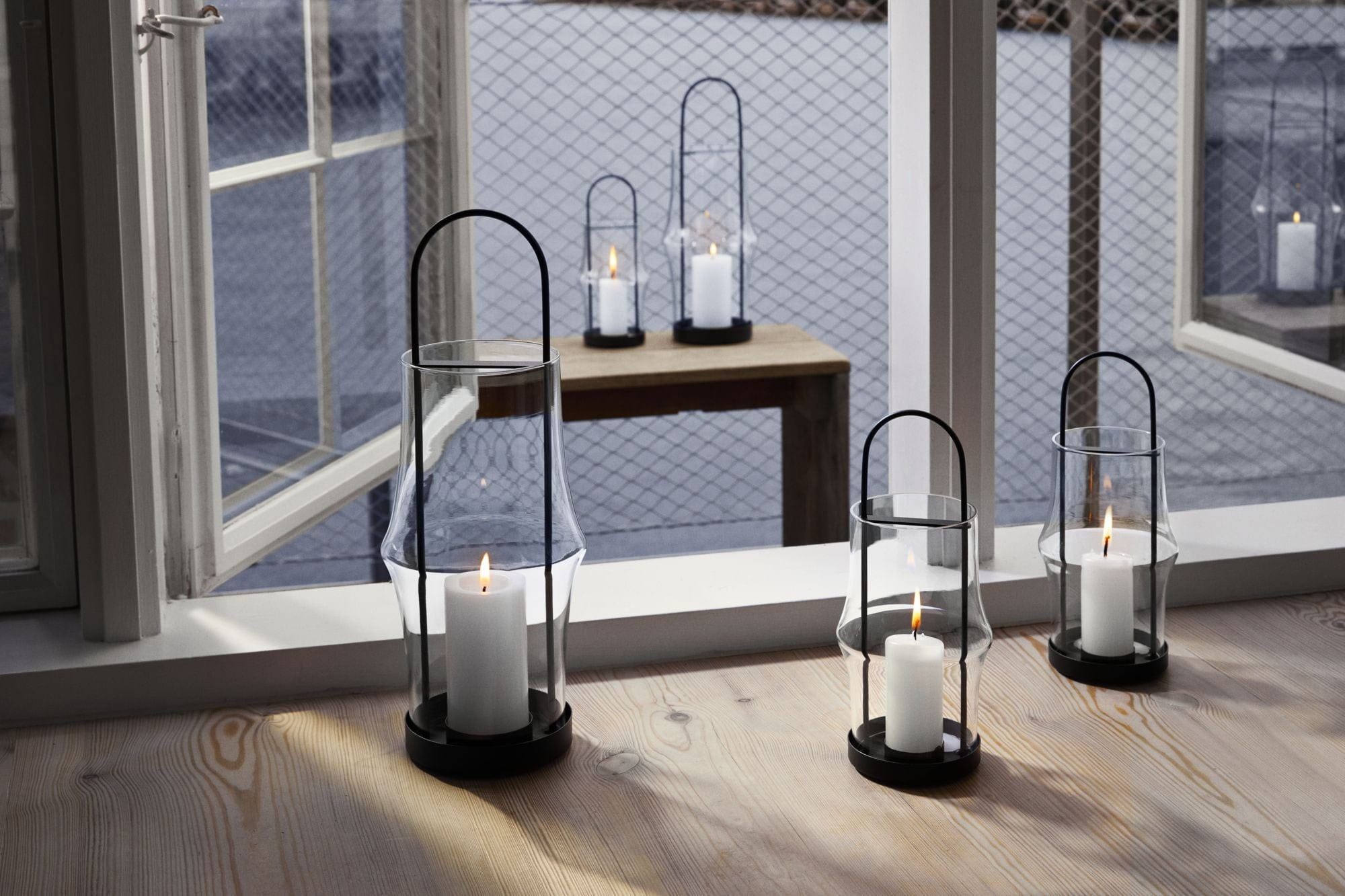 [product_category]-Holmegaard Arc Lantern 39 Cm, Clear-Holmegaard-5706422107611-4340264-HOL-12