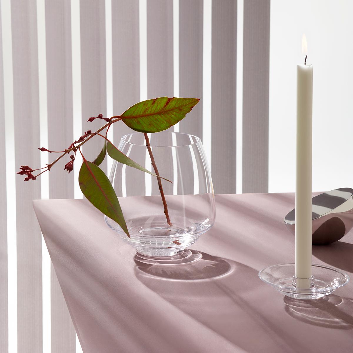 [product_category]-Holmegaard Flow Table Candle Holder, Clear-Holmegaard-5706422103354-4353978-HOL-3