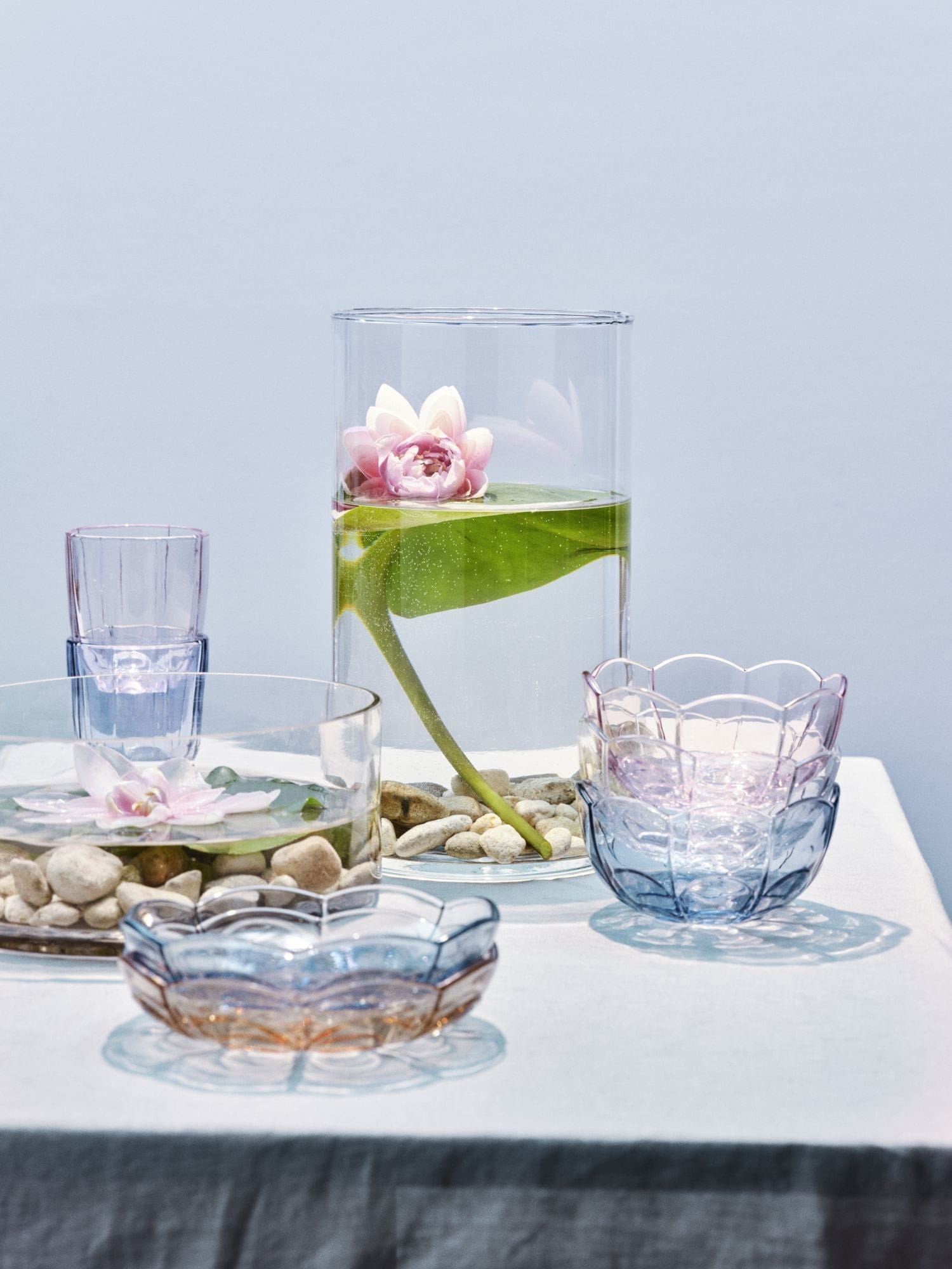 [product_category]-Holmegaard Lily Water Glass Set Of 2 320 Ml, Pink-Holmegaard-5706422107635-4344400-HOL-20