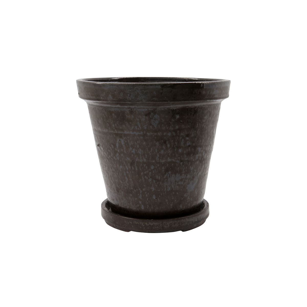 [product_category]-House Doctor Planter w. saucer, HDFlower, Brown-House Doctor-5707644828612-210140601-HOU-4