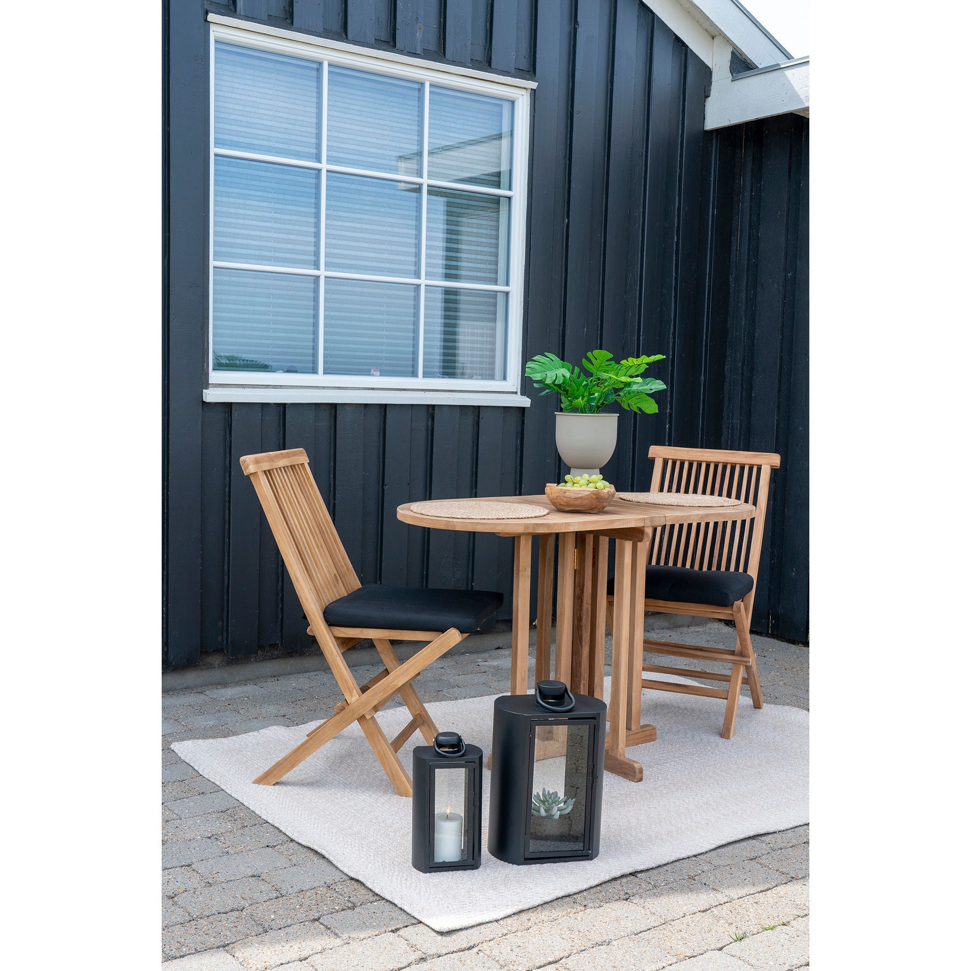House Nordic Amalfi Flowerpot, Steel, Beige Grey, ø19x27 Cm