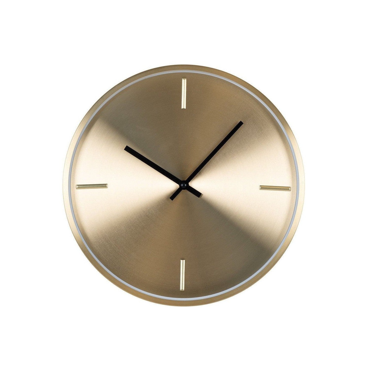 House Nordic Istanbul Wall Clock, Aluminium, Gold, ø30 Cm