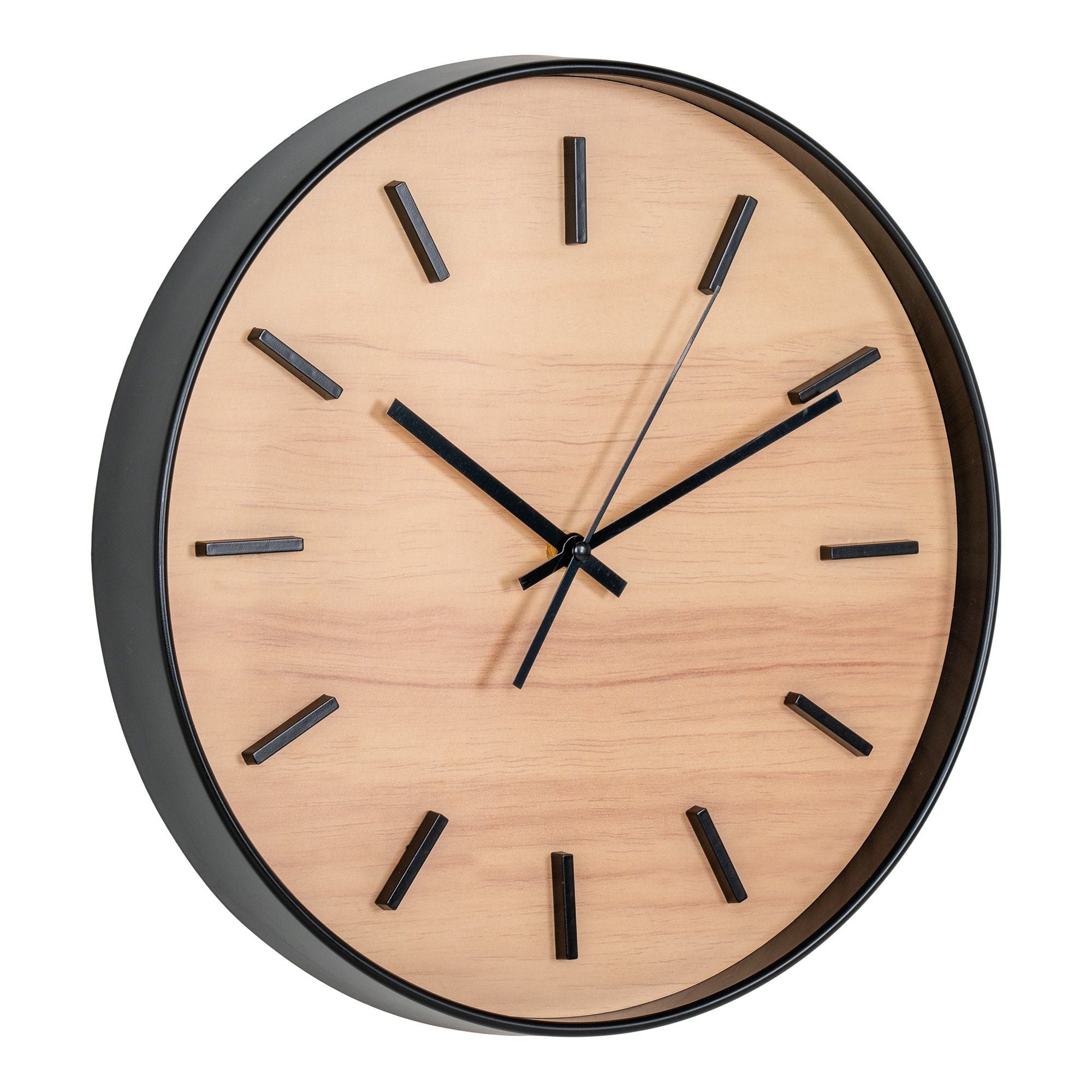 House Nordic Kensington Wall Clock, Black, Silent Movement, ø35 Cm