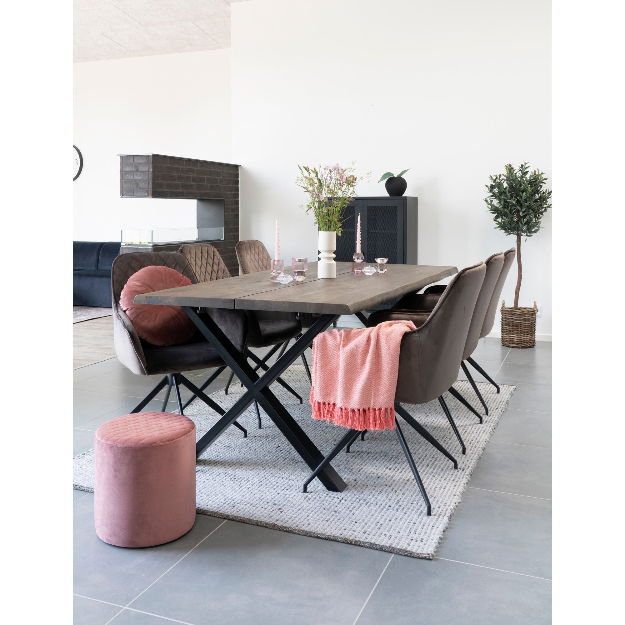 House Nordic Olive Tree, Artificial Tree, Green, H:150 Cm