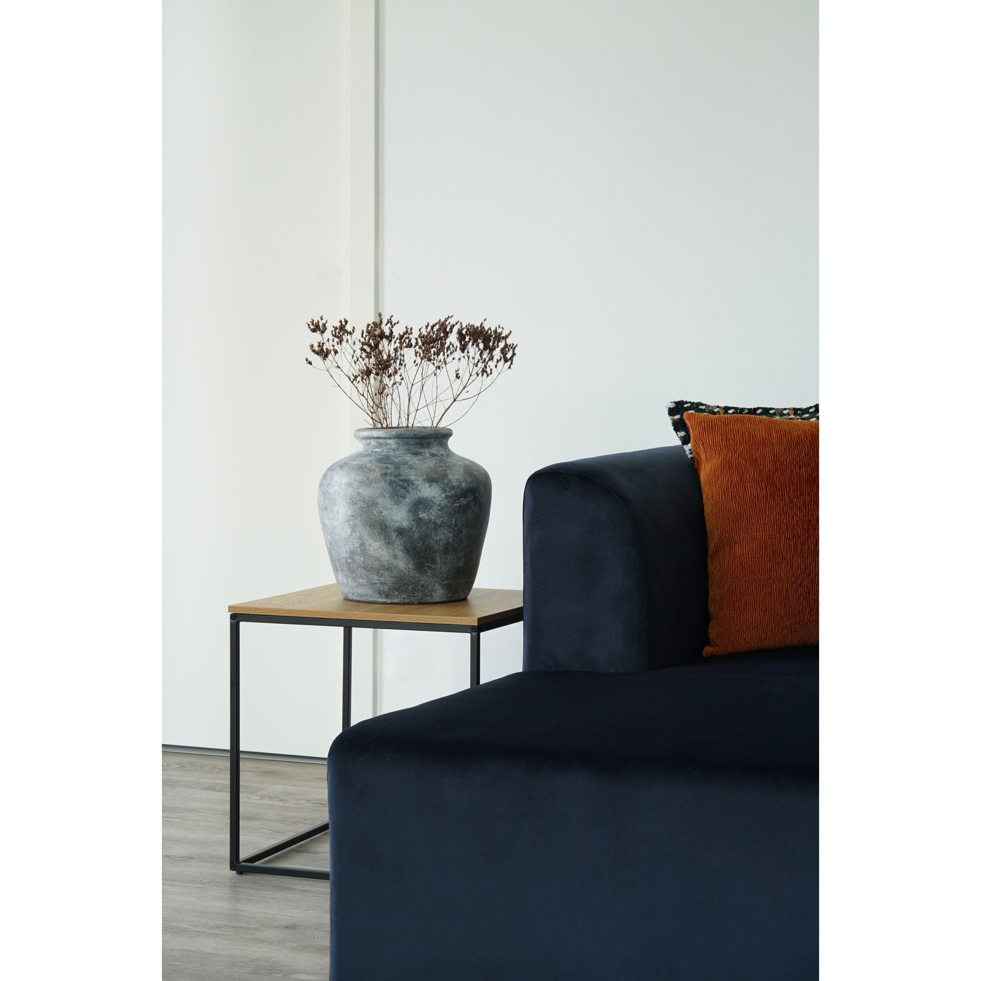 House Nordic Santo Decoration Vase, Antique Light Grey, ø30x30 Cm