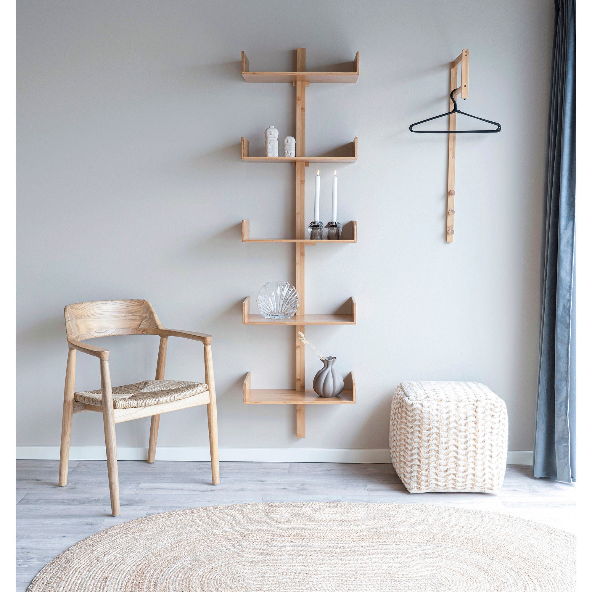House Nordic Trento Clothes Rack, Bamboo, Natural