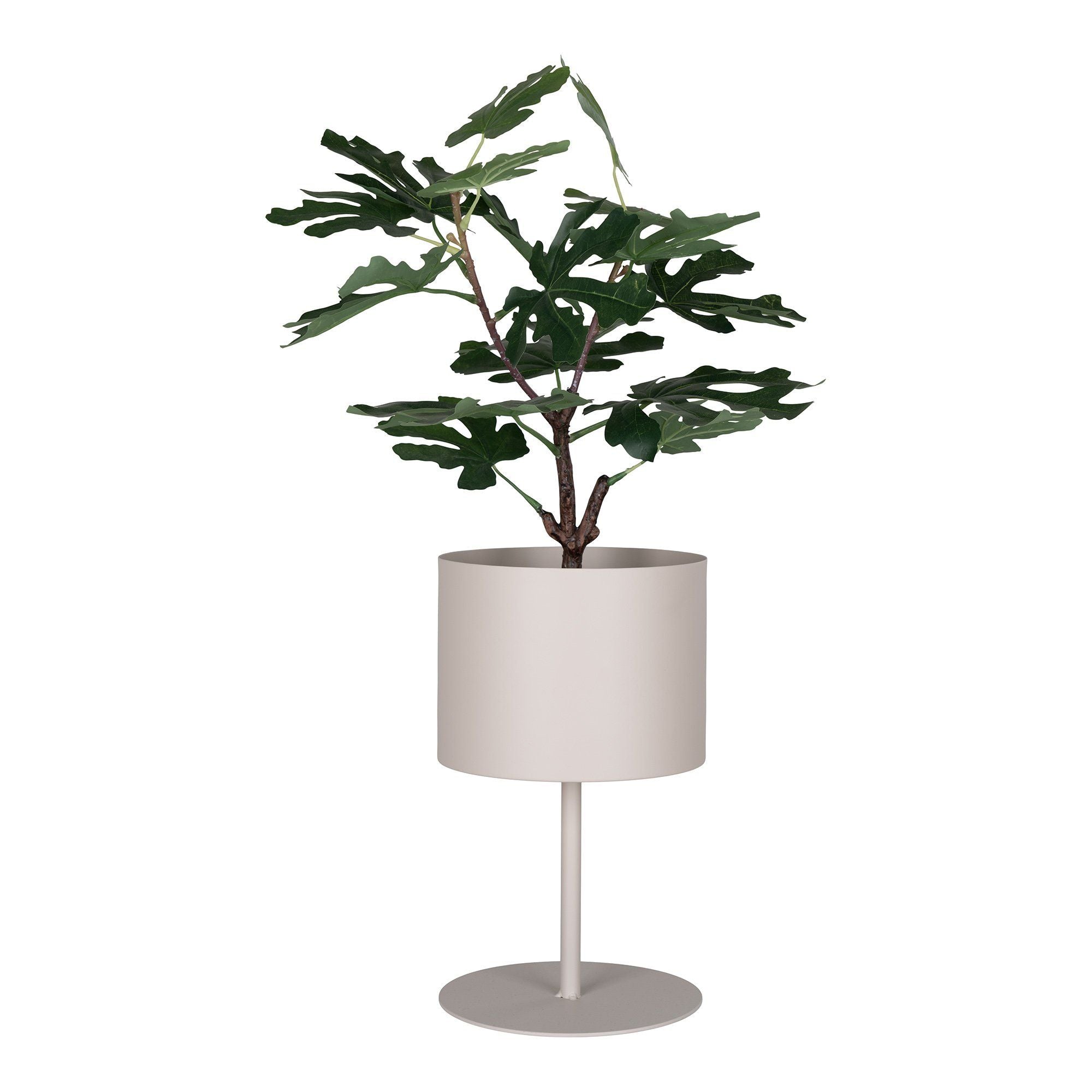 House Nordic Trofa Flower Stand, Steel, Sand, ø21,5x36 Cm