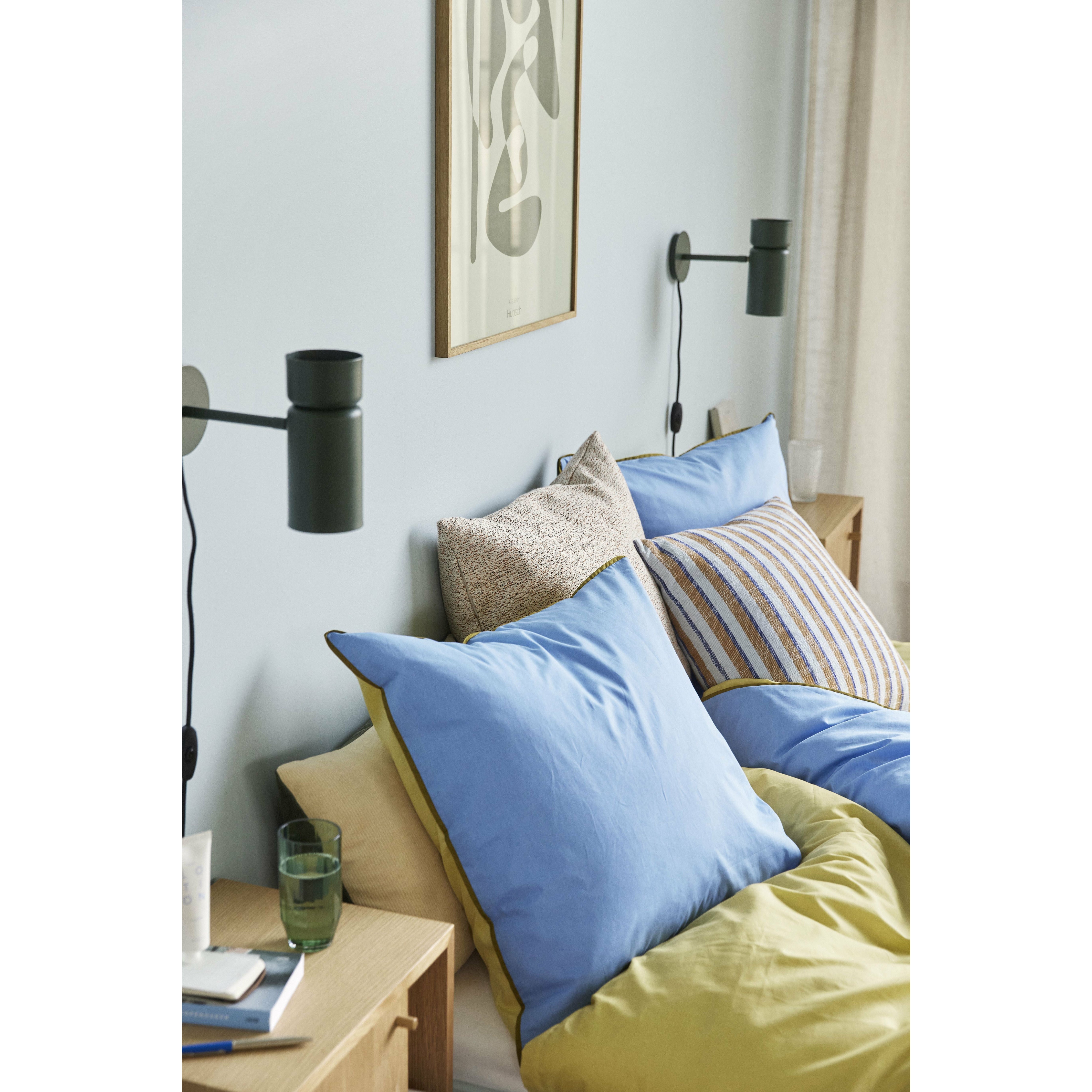 [product_category]-Hübsch Aki Bed Linen 60/200, Blue/Yellow-Hübsch-5712772114797-61405-HUB-6