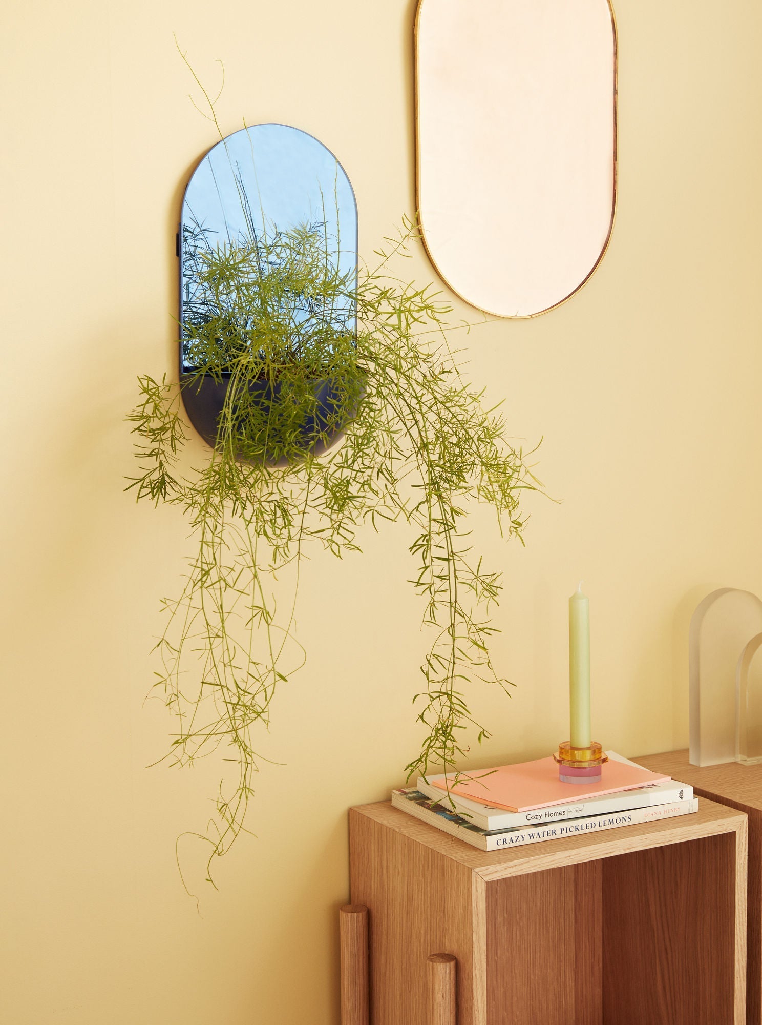 [product_category]-Hübsch Arch Wall Mirror Blue-Hübsch-5712772072431-021117-HUB-3