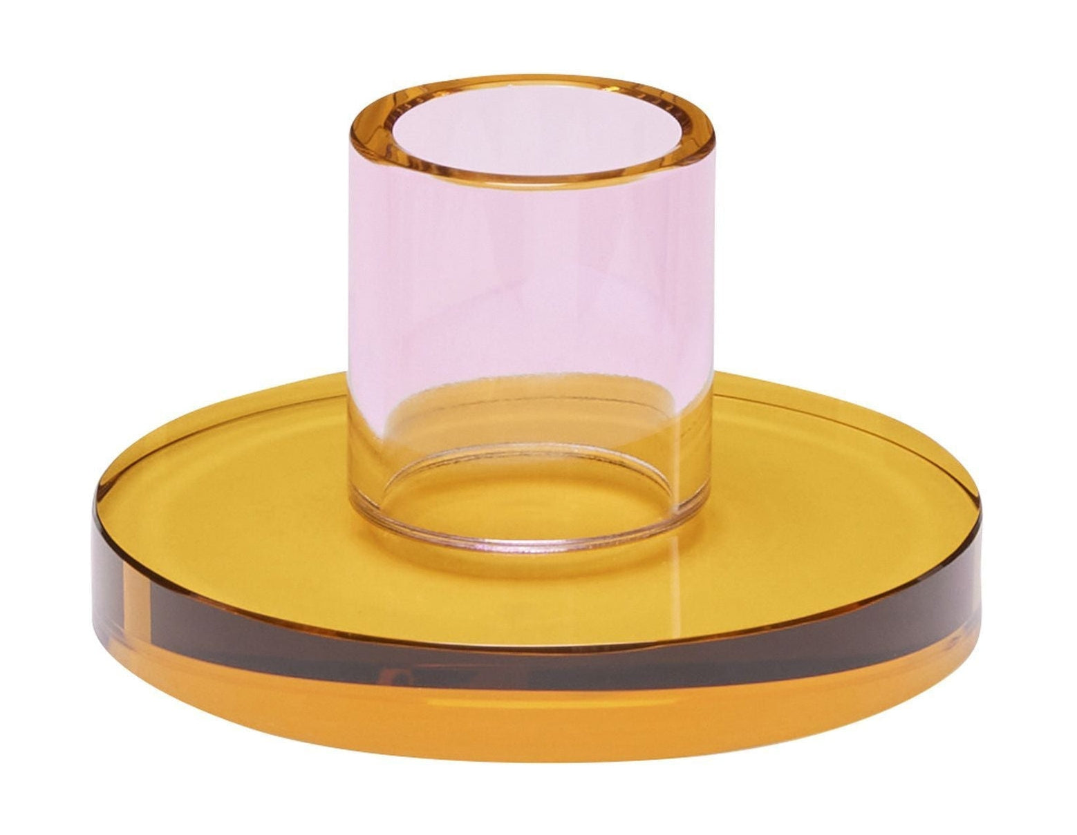 [product_category]-Hübsch Astra Candle Holder Small, Pink/Orange-Hübsch-5712772129982-991702-HUB-1