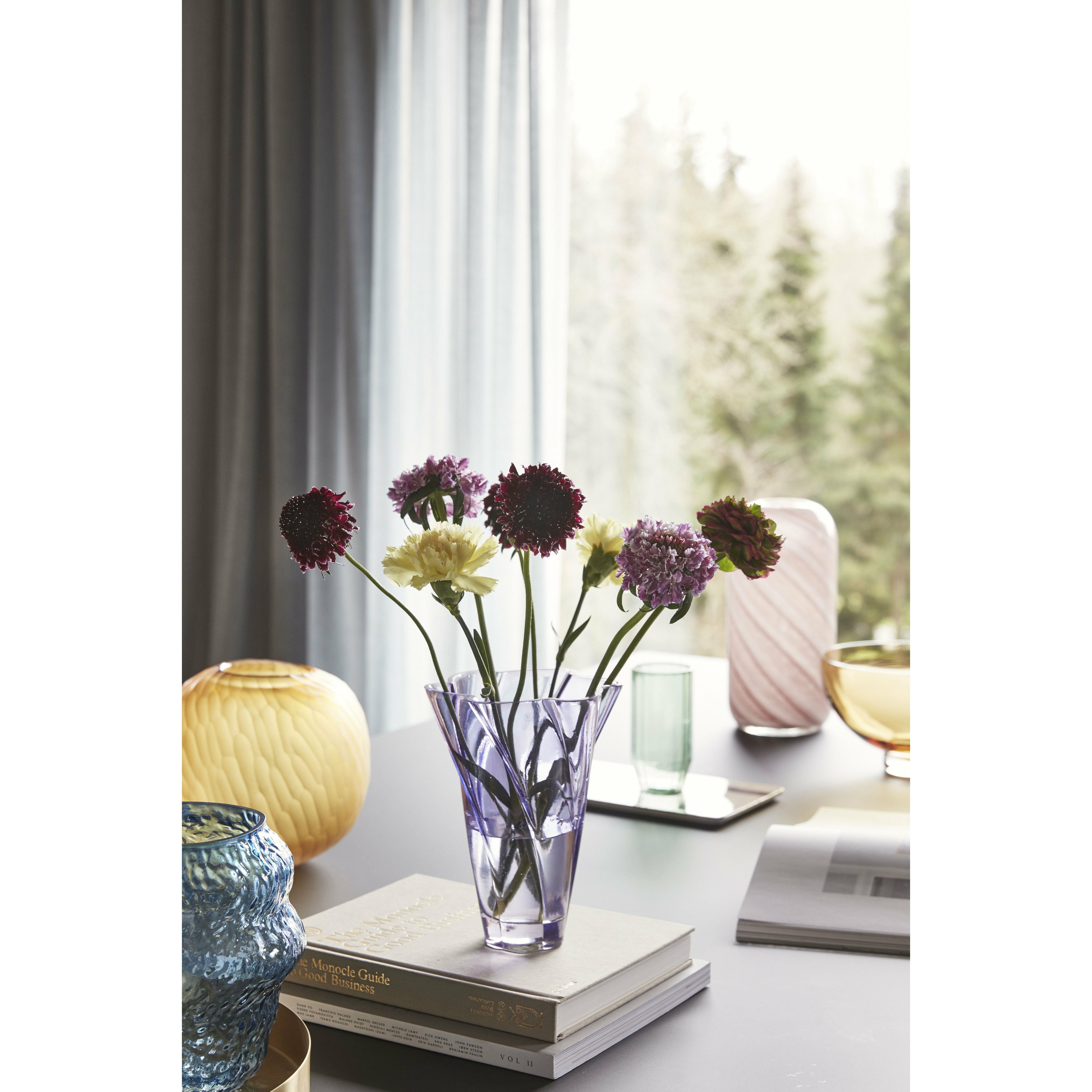 [product_category]-Hübsch Aurora Vase Glass Blue-Hübsch-5712772102732-661208-HUB-2