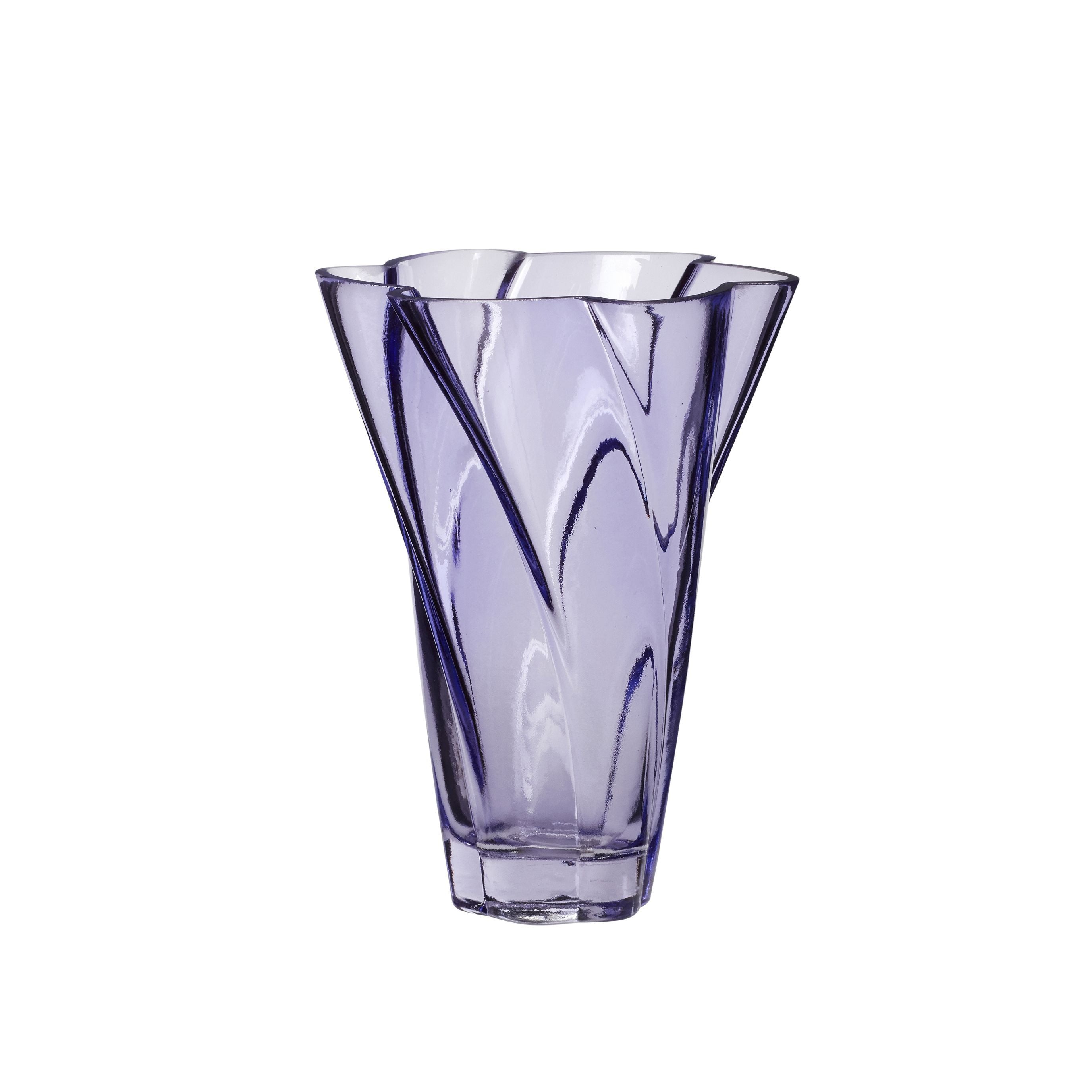 [product_category]-Hübsch Bloom Vase Glass Purple-Hübsch-5712772102763-661209-HUB-1