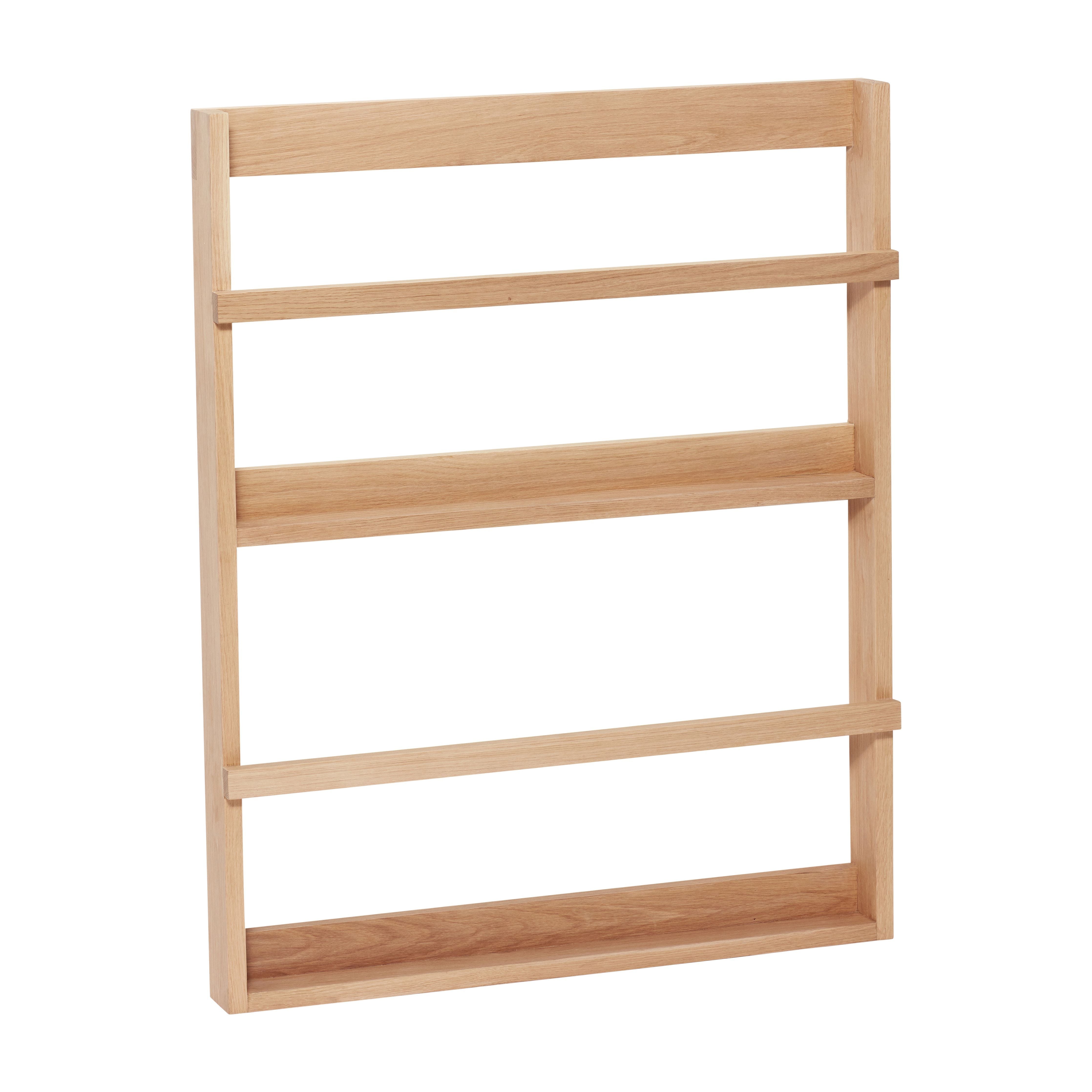 [product_category]-Hübsch Display Wall Shelf Oak Fsc Natural, 70x92 Cm-Hübsch-5712772107539-880408F-HUB-1