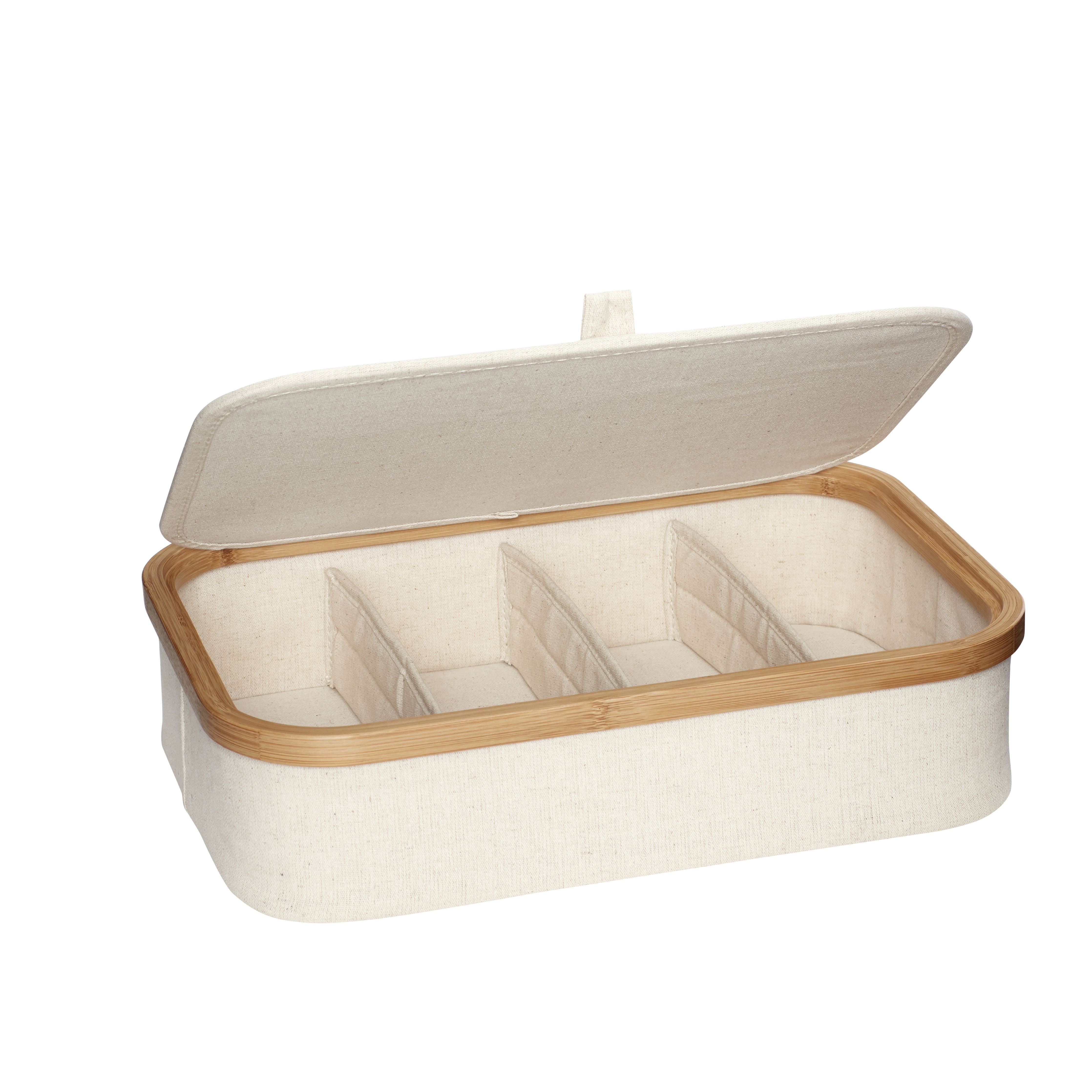 Hübsch Ecru Storage (Set Of 2), Beige