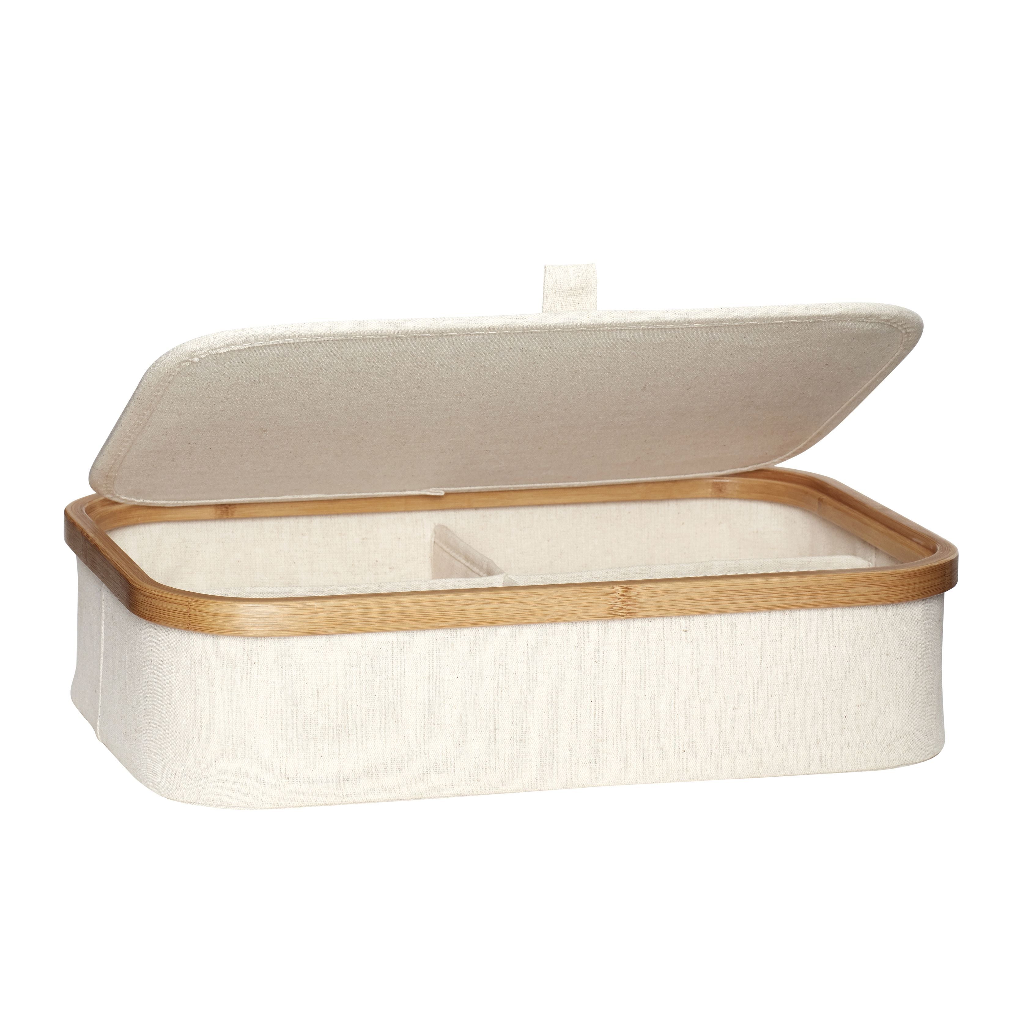 Hübsch Ecru Storage (Set Of 2), Beige