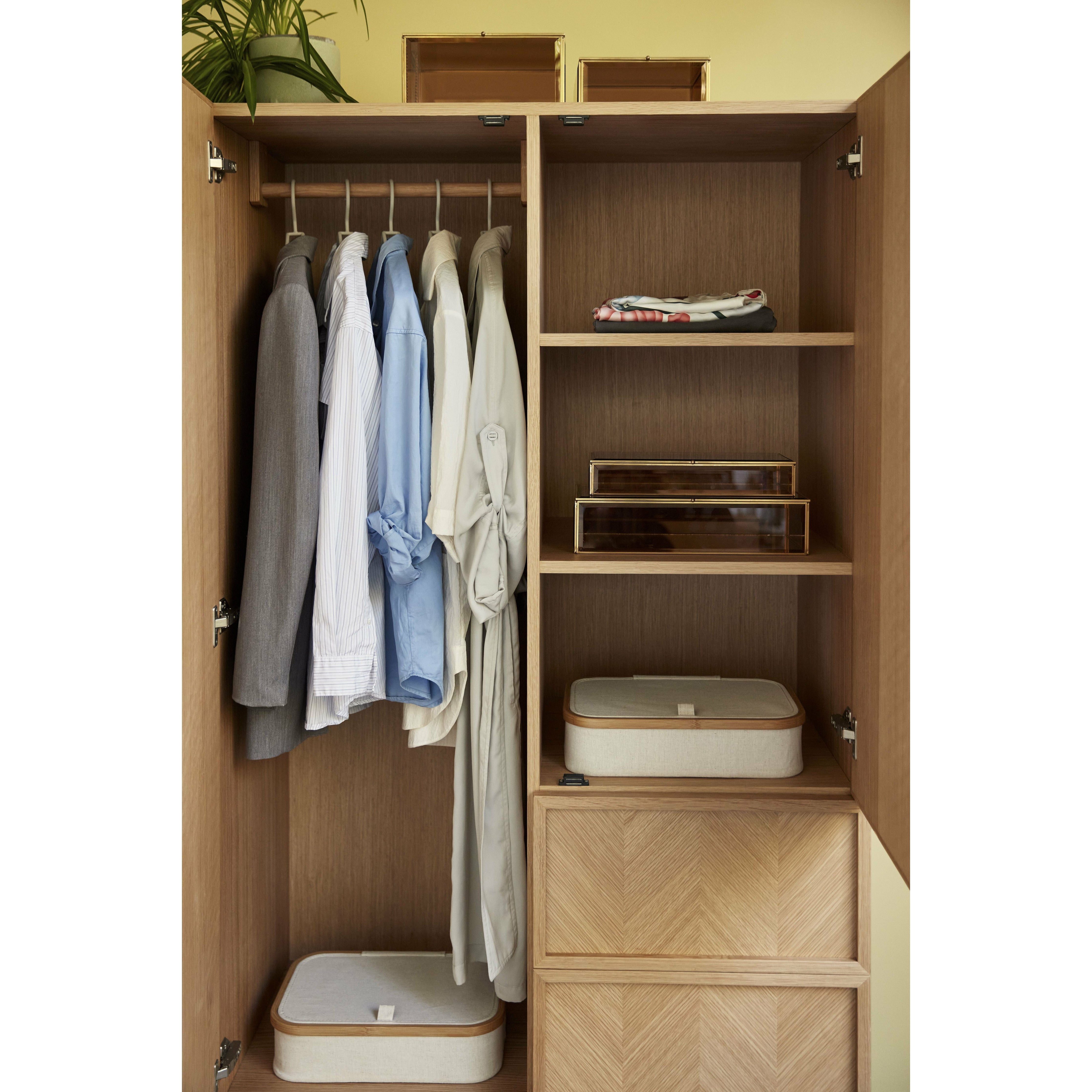 Hübsch Ecru Storage (Set Of 2), Beige