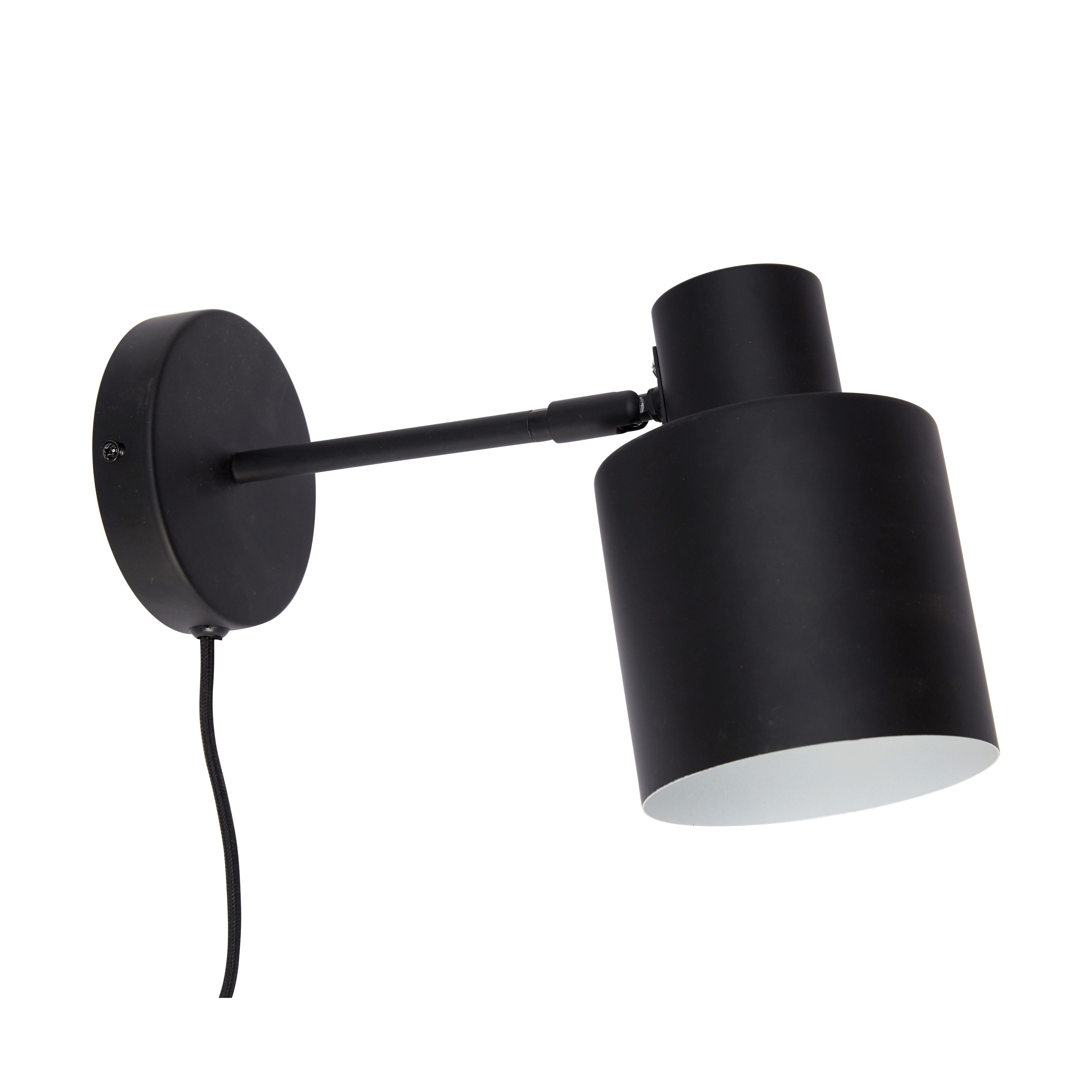 [product_category]-Hübsch Fuse Wall Lamp, Black-Hübsch-5712772056165-890305-HUB-1