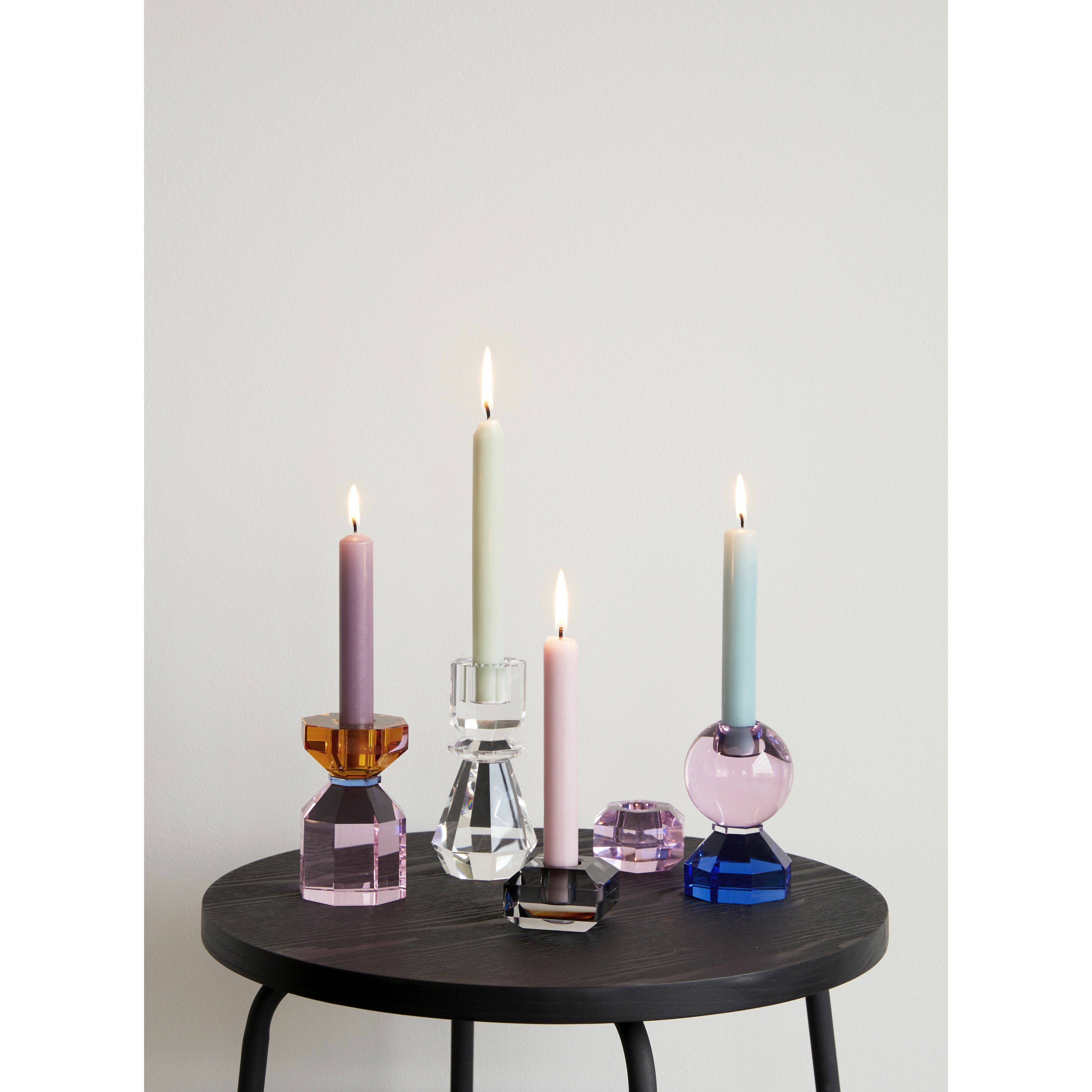 [product_category]-Hübsch Gem Candlestick, Orange/Pink-Hübsch-5712772070444-340907-HUB-4