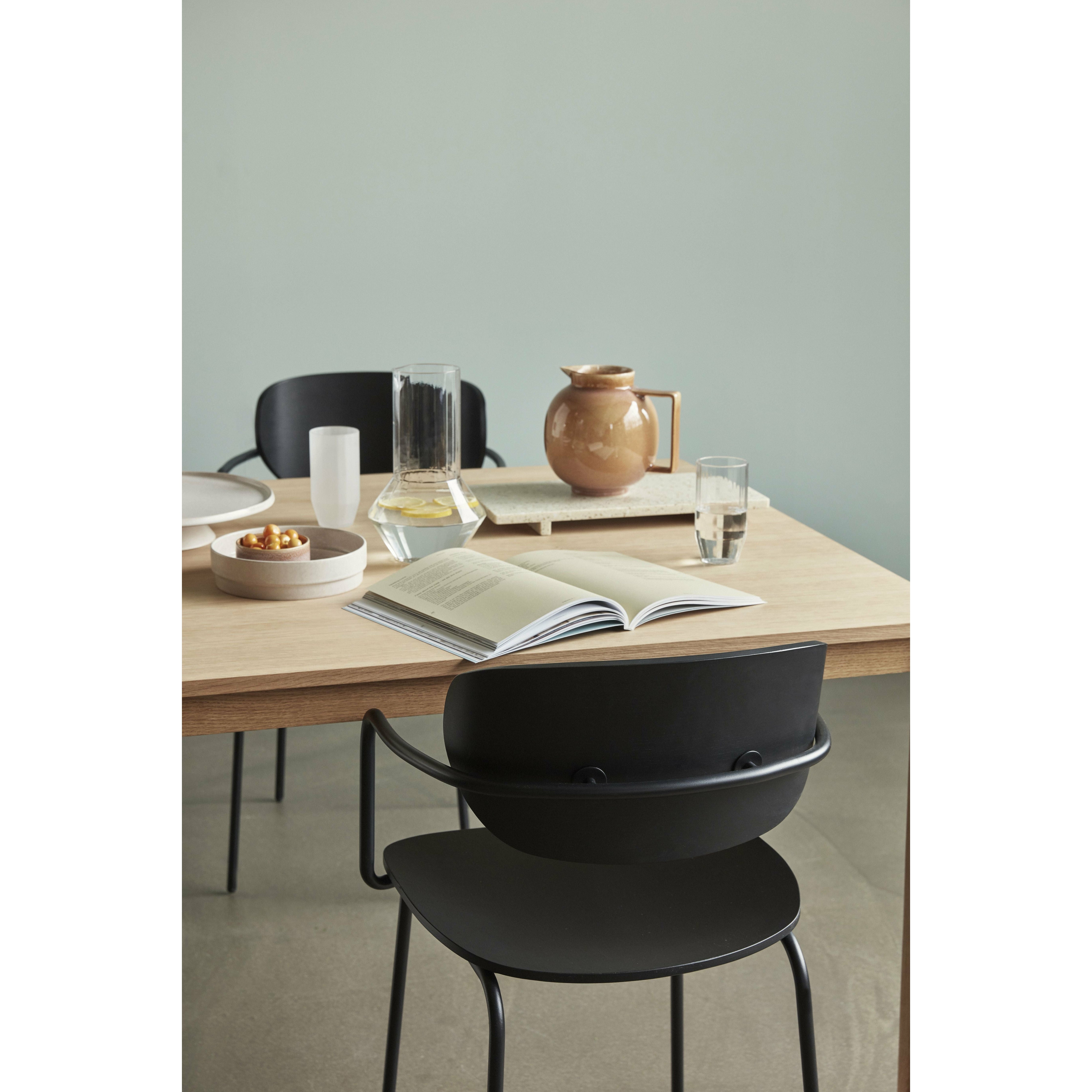 [product_category]-Hübsch Ground Dining Table Oak Fsc Natural-Hübsch-5712772106815-880827F-HUB-4