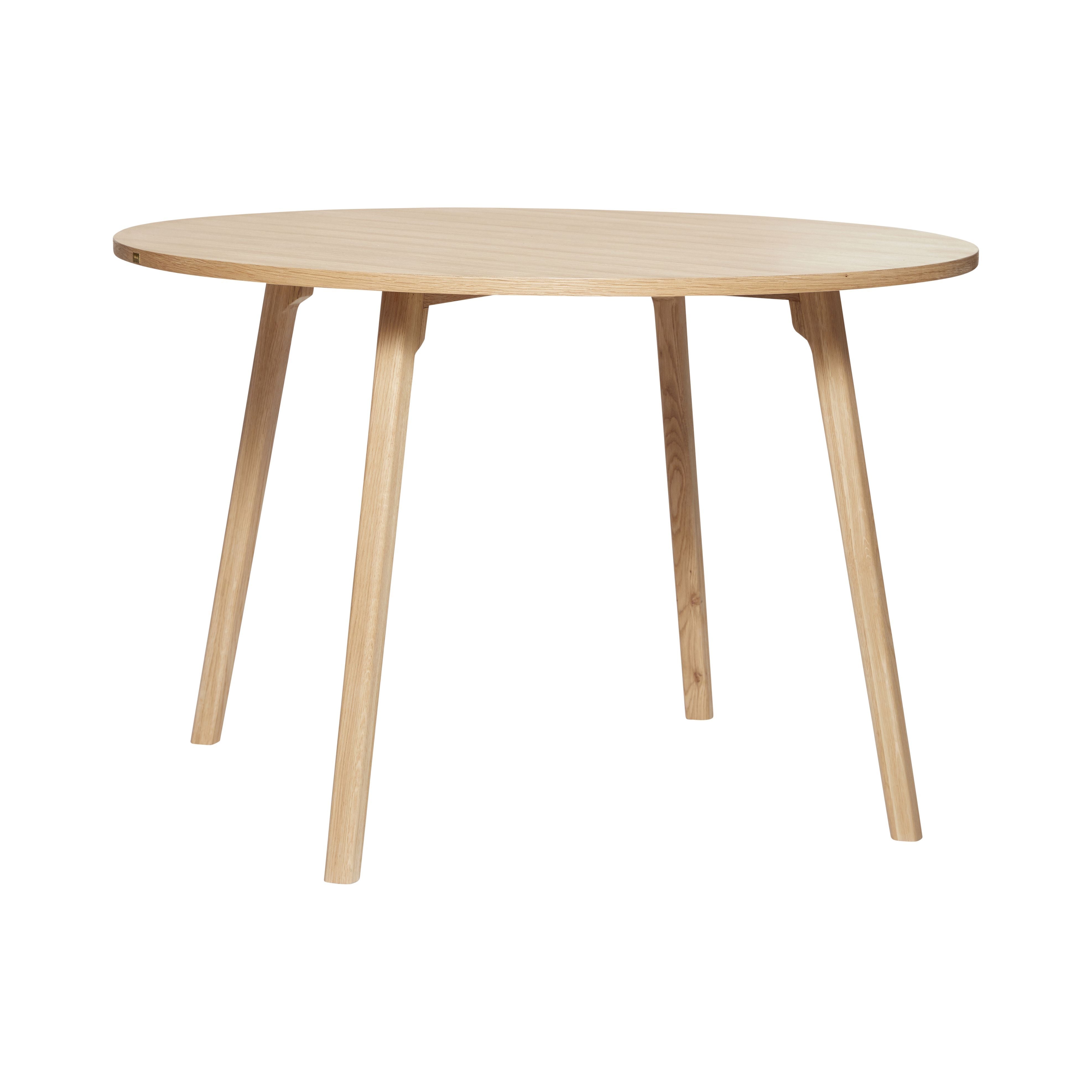 [product_category]-Hübsch Ground Dining Table Round Oak Fsc Natural-Hübsch-5712772107324-880305F-HUB-1