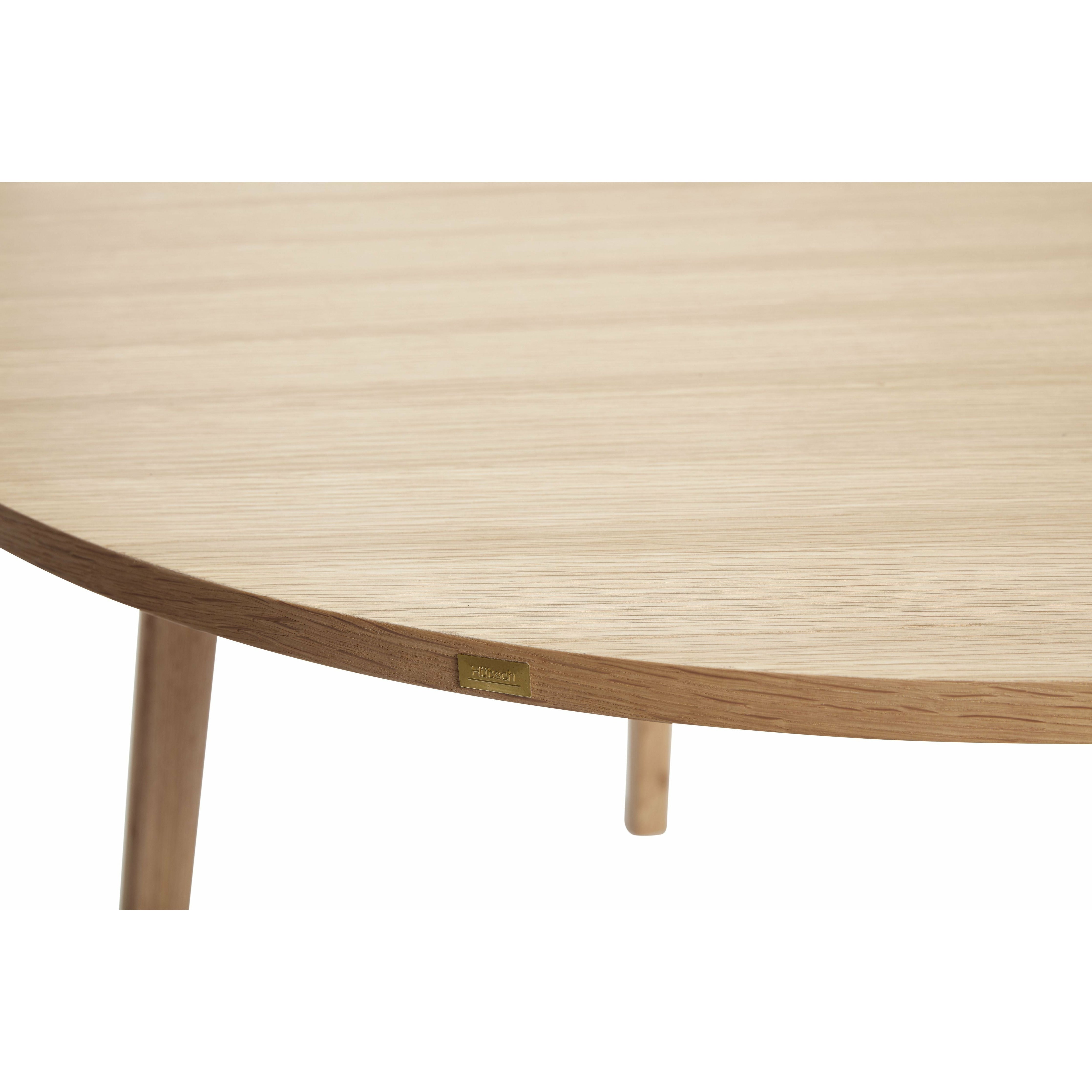 [product_category]-Hübsch Ground Dining Table Round Oak Fsc Natural-Hübsch-5712772107324-880305F-HUB-2