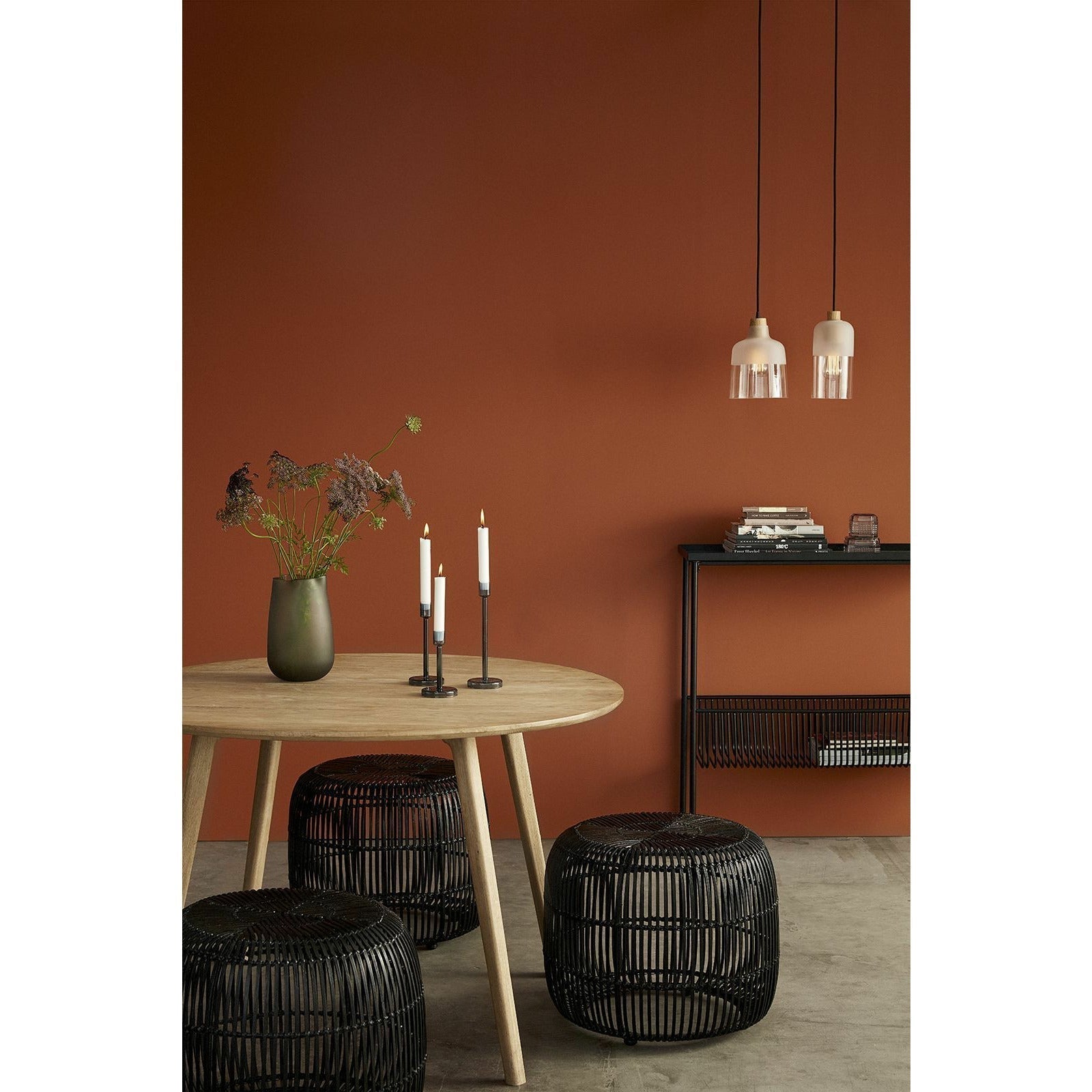 [product_category]-Hübsch Ground Dining Table Round Oak Fsc Natural-Hübsch-5712772107324-880305F-HUB-6