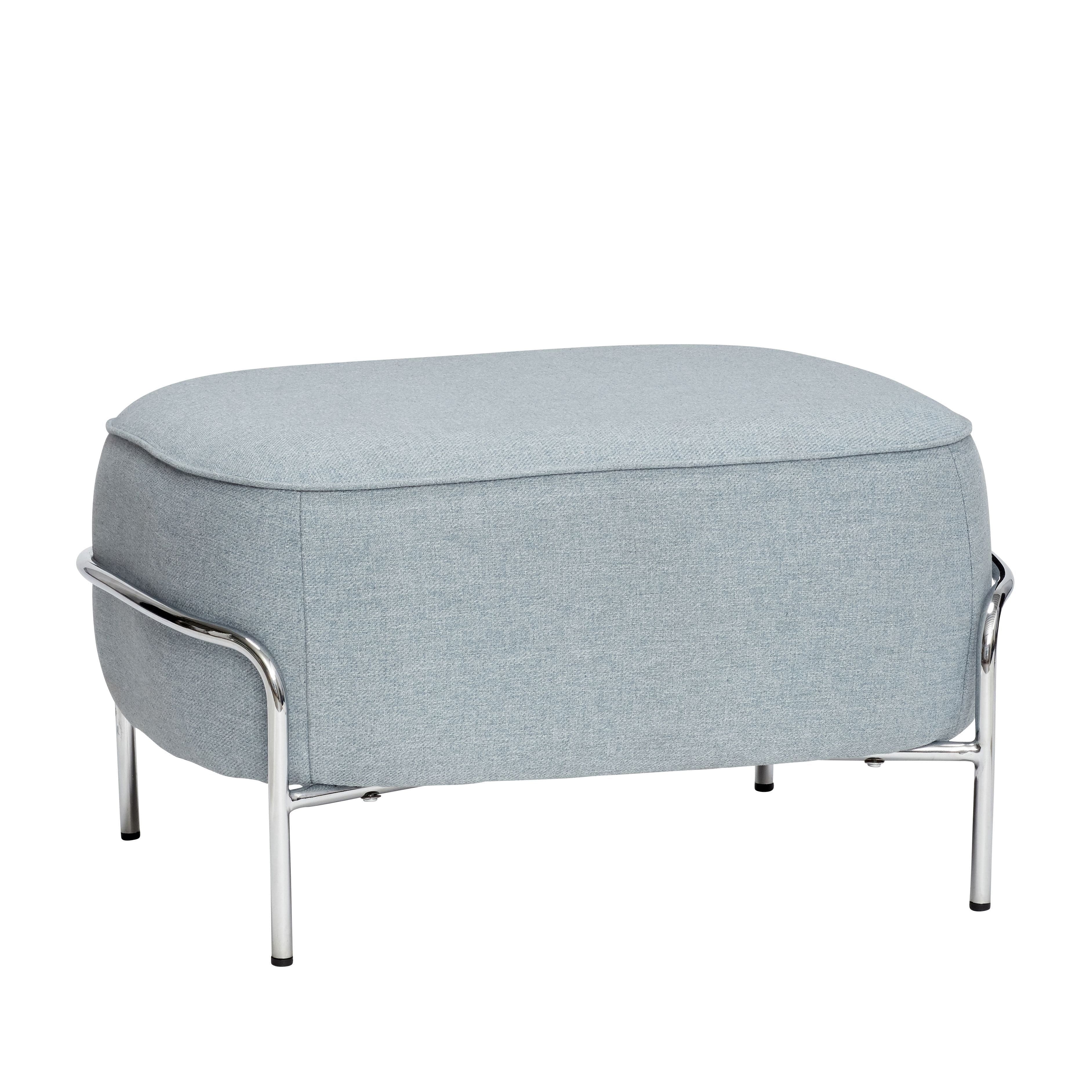 [product_category]-Hübsch Kumo Pouffe, Blue-Hübsch-5712772113479-021322-HUB-1