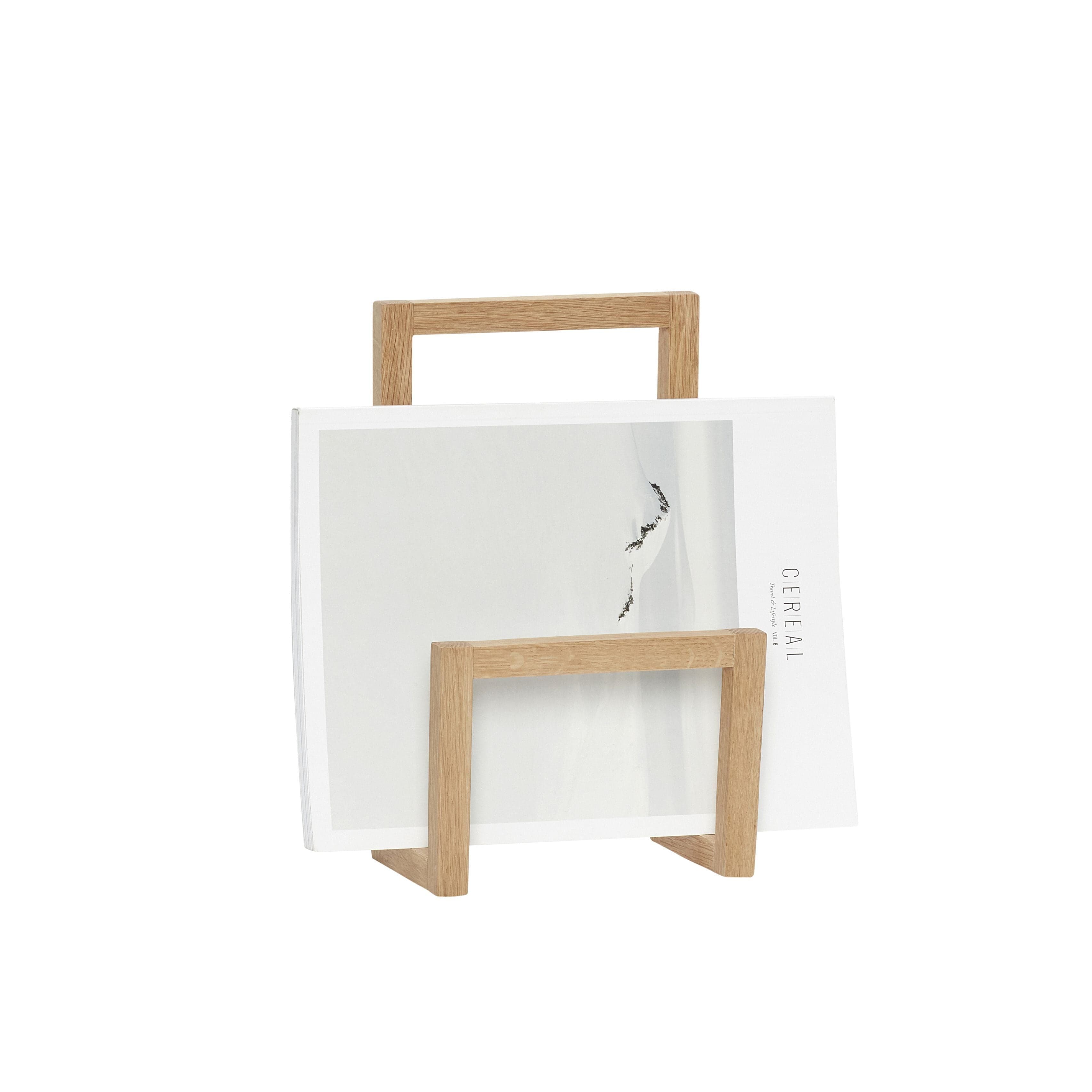 [product_category]-Hübsch Market Magazine Holder F Wall Oak Fsc Natural-Hübsch-5712772105528-880419F-HUB-2