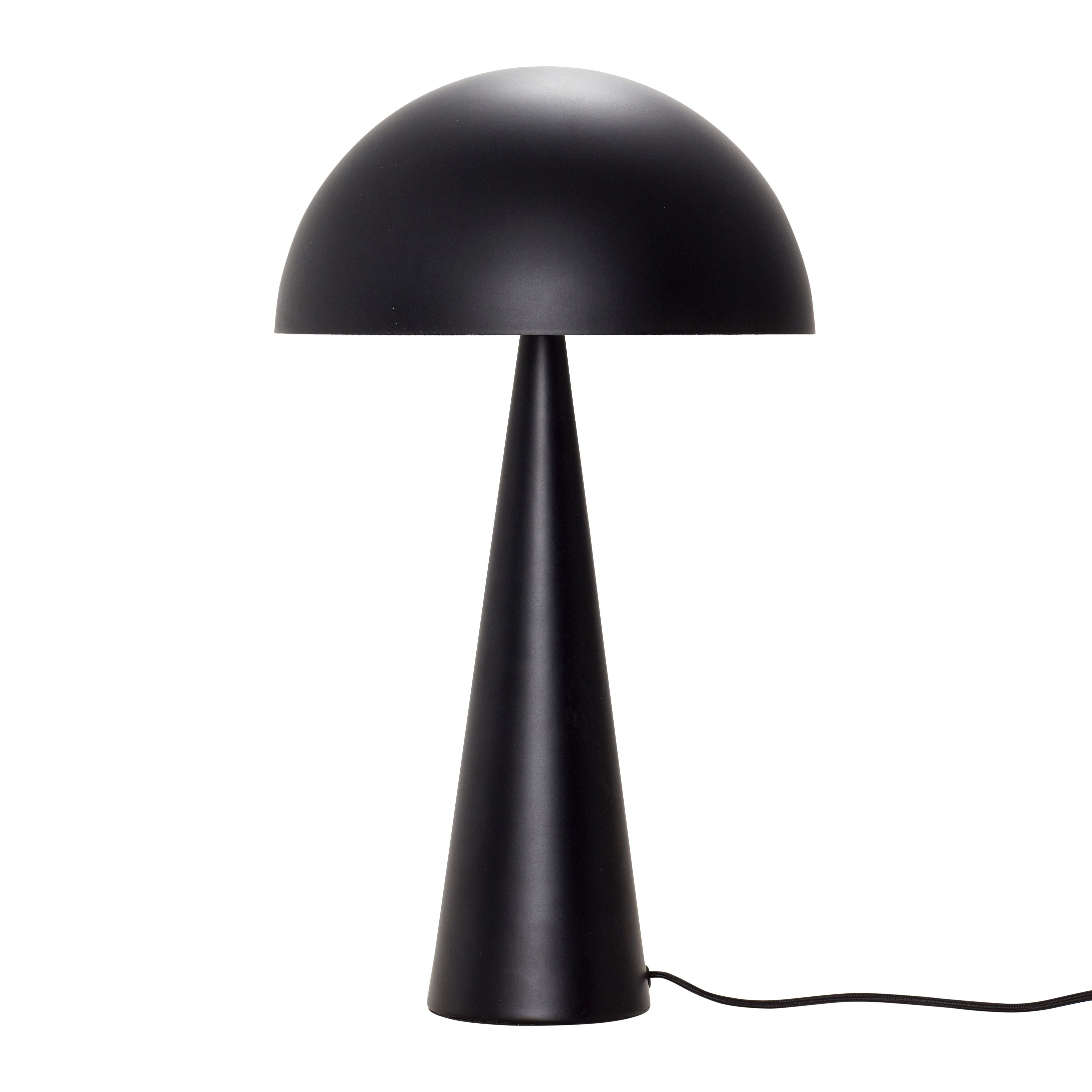 [product_category]-Hübsch Mush Table Lamp Tall, Black-Hübsch-5712772067277-990715-HUB-1