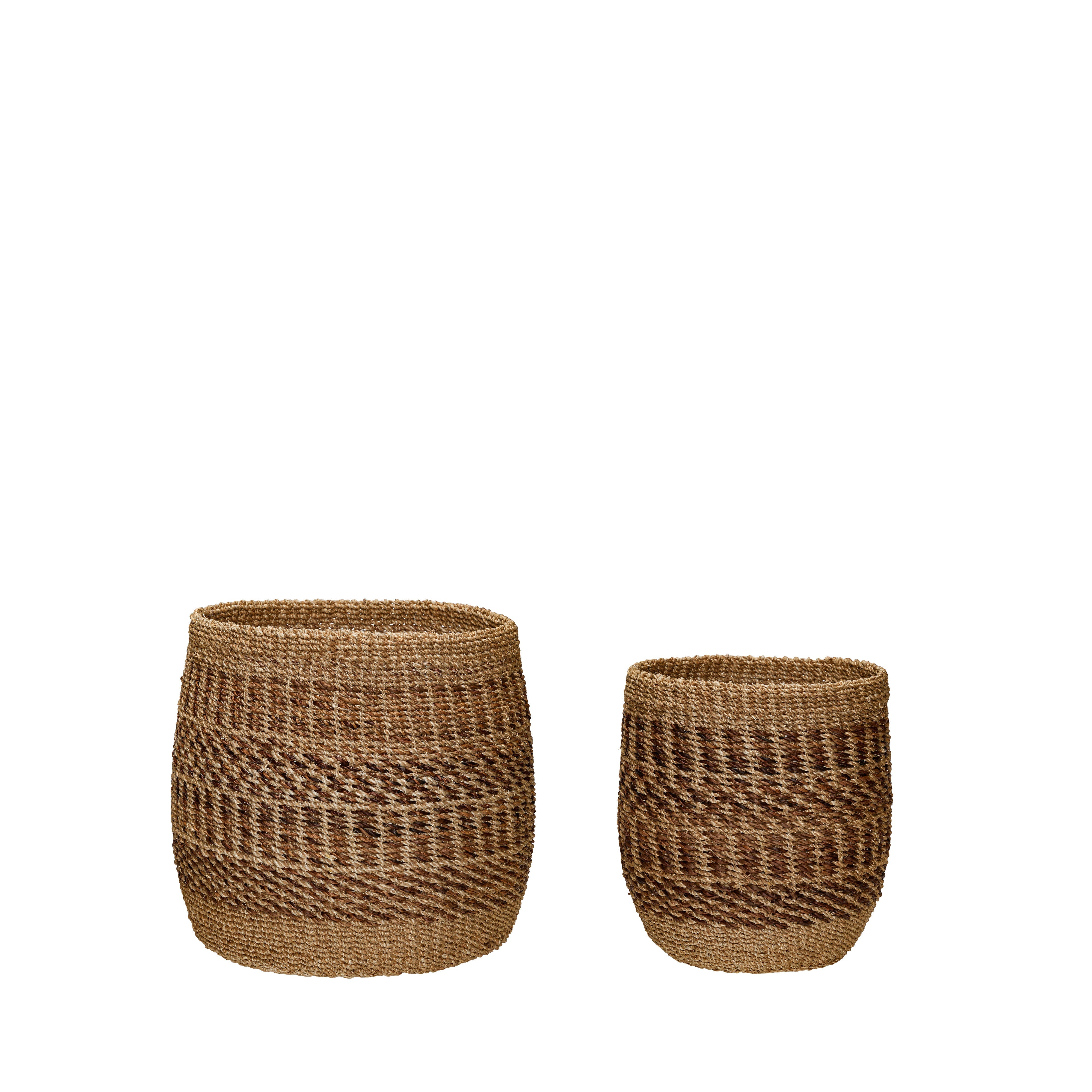 [product_category]-Hübsch Ochre Baskets Ochre/Natural (Set Of 2)-Hübsch-5712772123195-821501-HUB-1