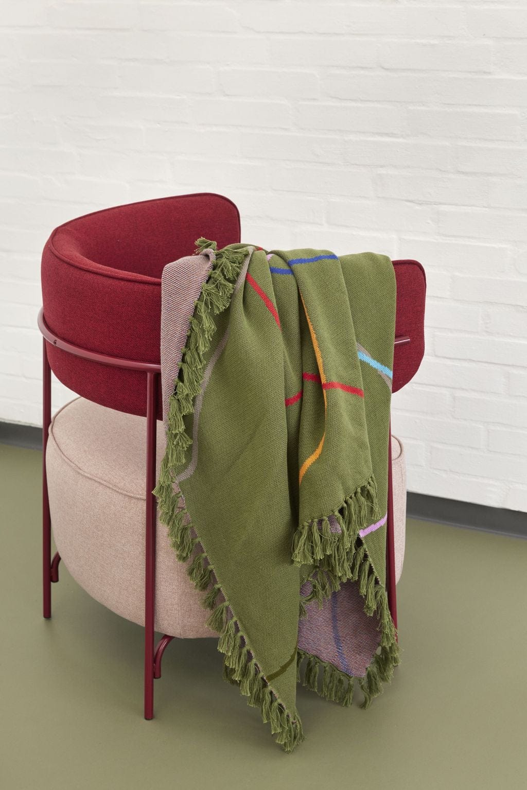 [product_category]-Hübsch Outline Throw, Multi Colors/Sand Colors-Hübsch-5712772127674-221605-HUB-7