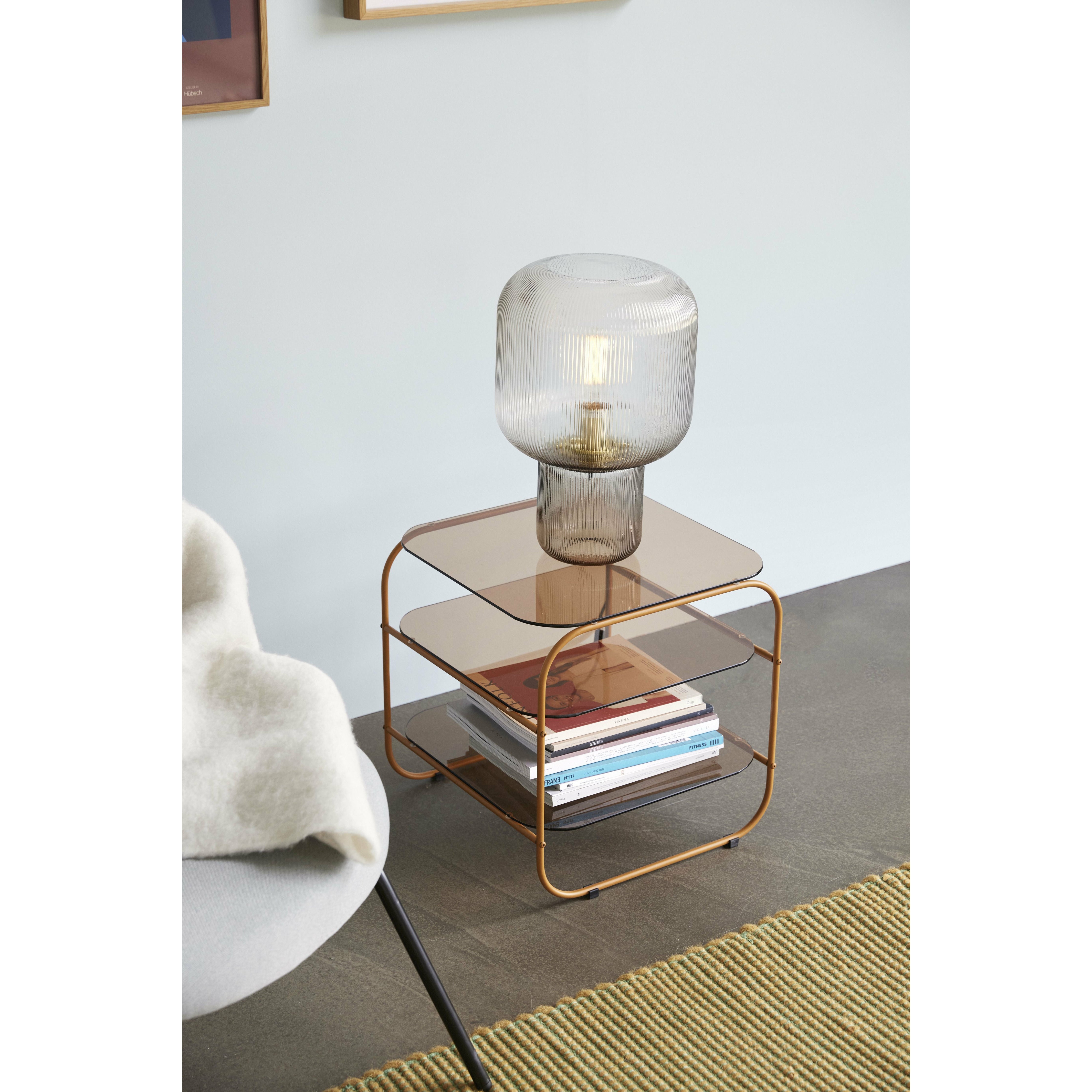 [product_category]-Hübsch Pirum Table Lamp Glass Smoke-Hübsch-5712772102251-991206-HUB-6
