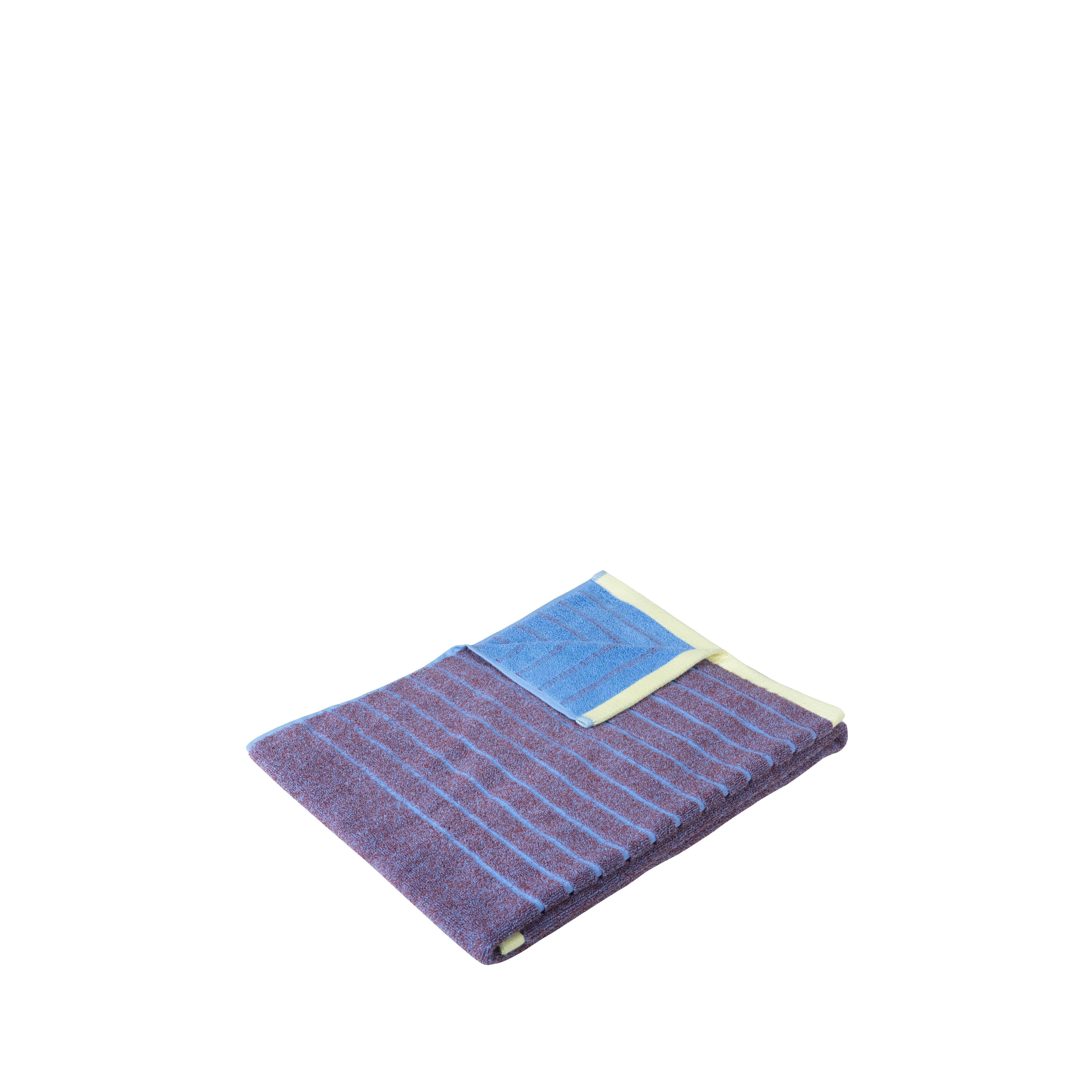 [product_category]-Hübsch Promenade Towel Small, Purple/Blue-Hübsch-5712772115121-61409-HUB-1