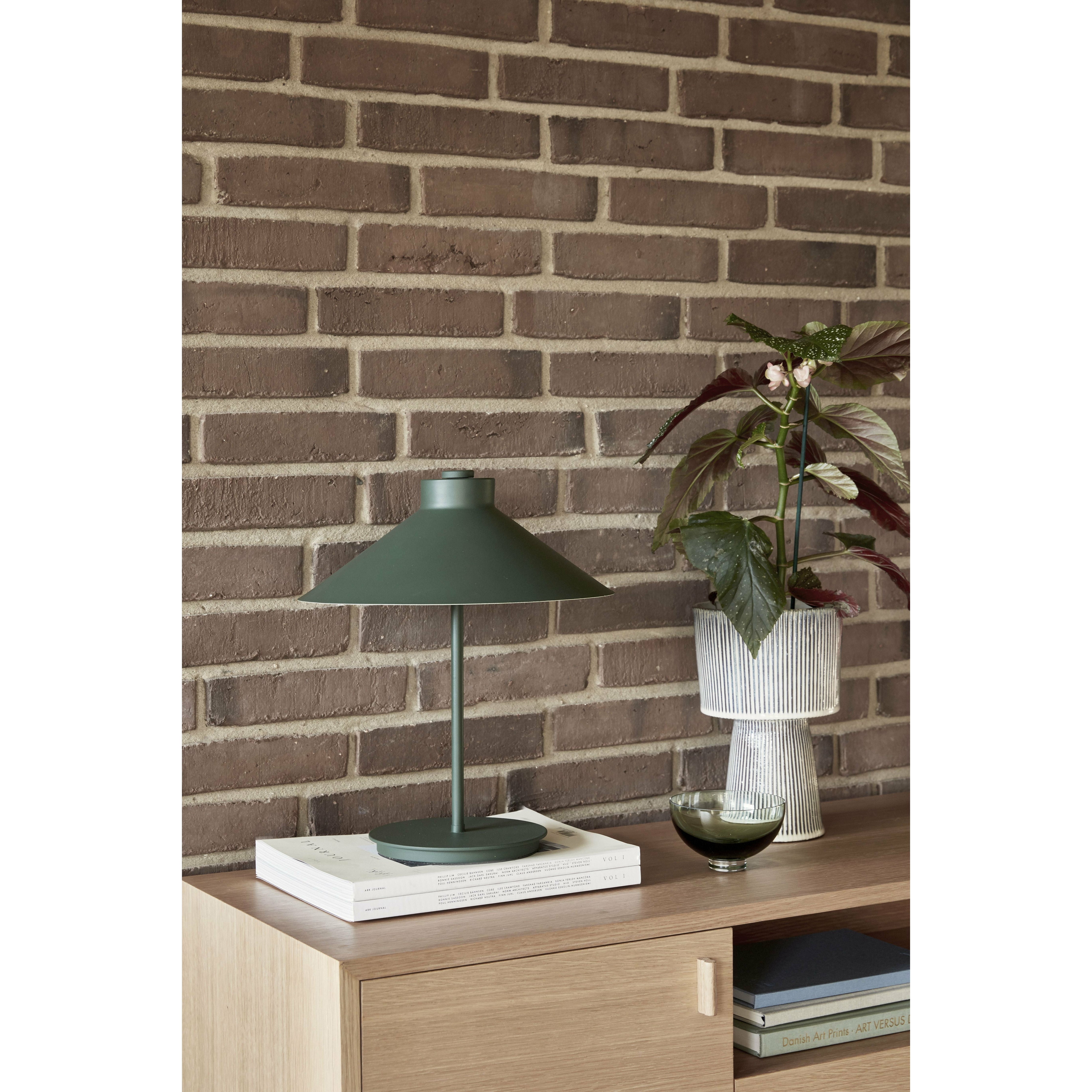 [product_category]-Hübsch Shape Table Lamp Metal Green-Hübsch-5712772102220-991205-HUB-3