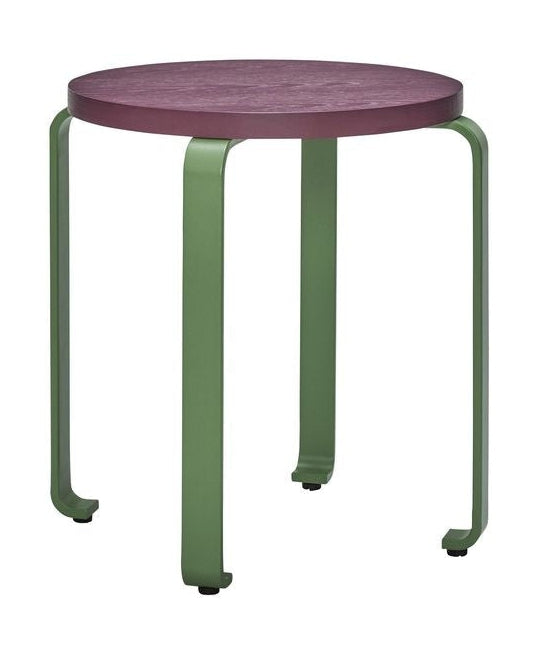 [product_category]-Hübsch Smile Stool, Burgundy/Green-Hübsch-5712772127070-021607-HUB-1