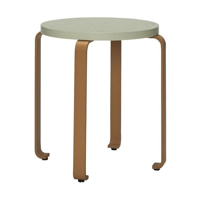 [product_category]-Hübsch Smile Stool, Light Green/Orange-Hübsch-5712772127049-021606-HUB-11