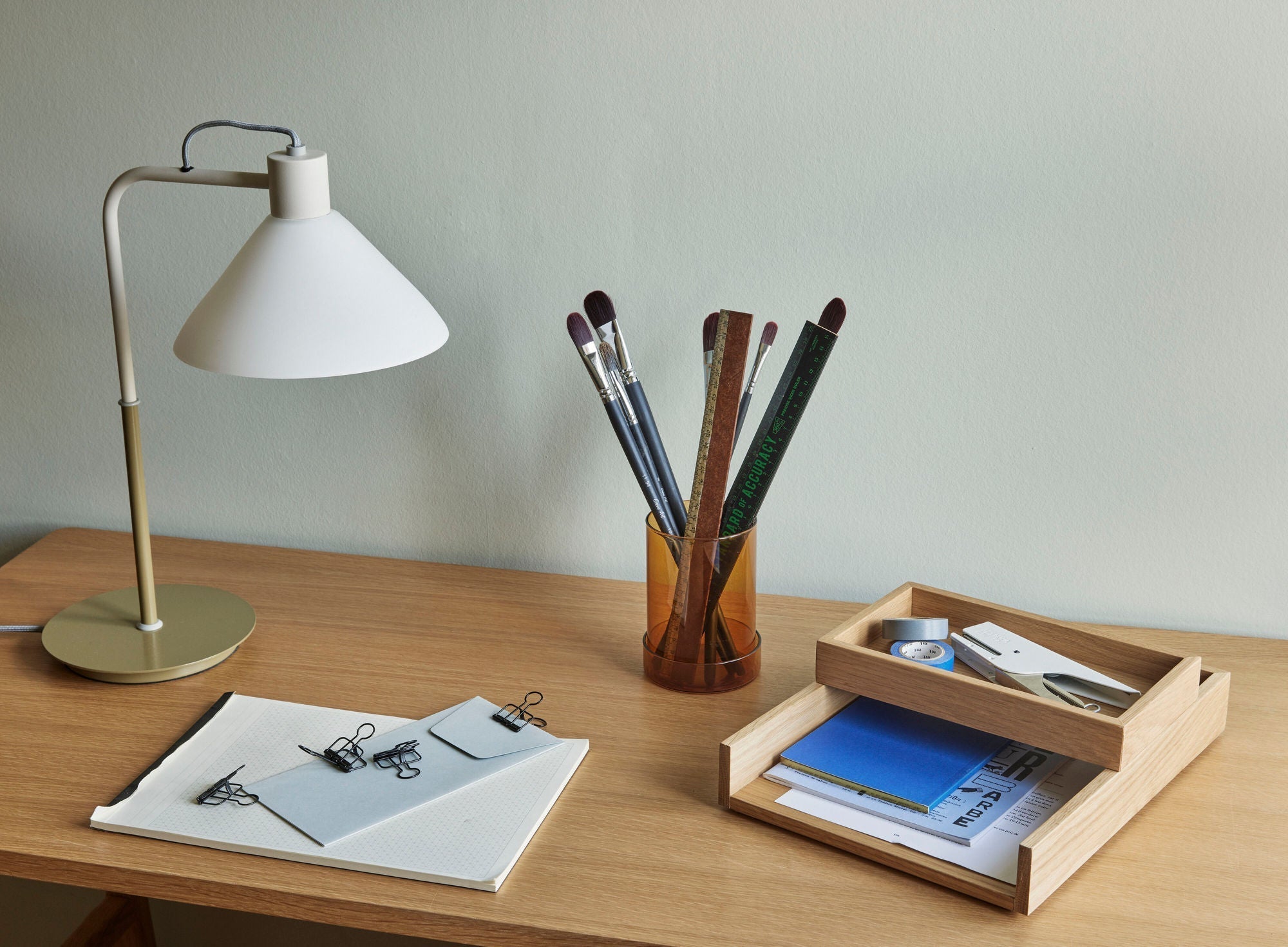 [product_category]-Hübsch Spot Table Lamp Khaki-Hübsch-5712772120040-961507-HUB-4