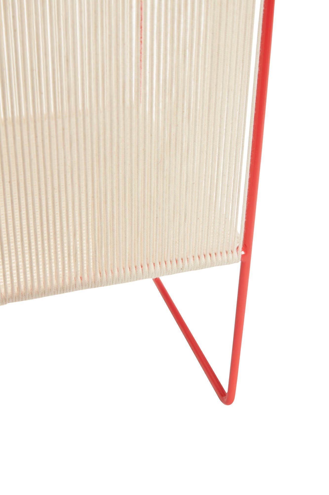 [product_category]-Hübsch String Magazine Holder Red/White-Hübsch-5712772112397-021320-HUB-3