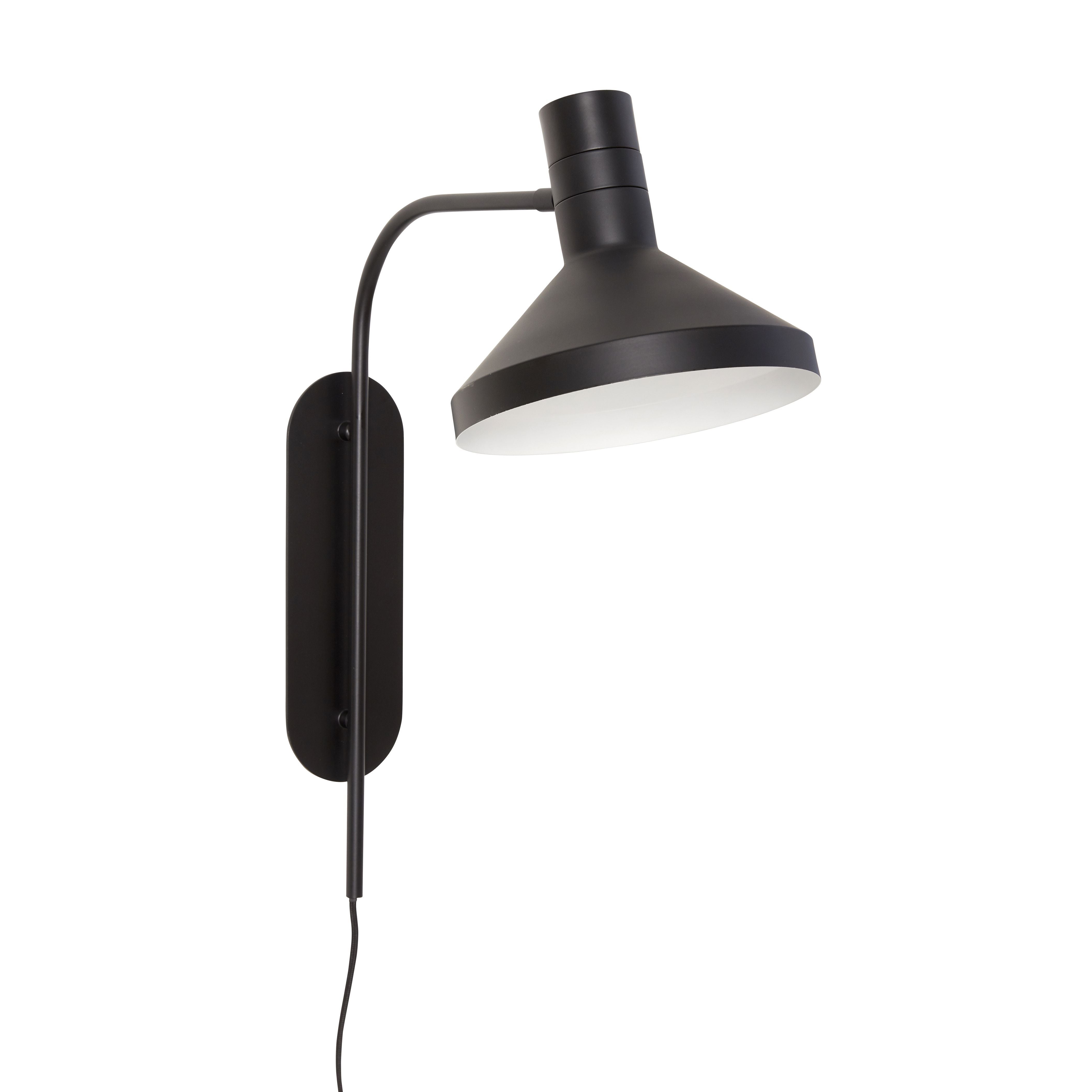 [product_category]-Hübsch Studio Wall Lamp Metal Black-Hübsch-5712772102282-991207-HUB-1