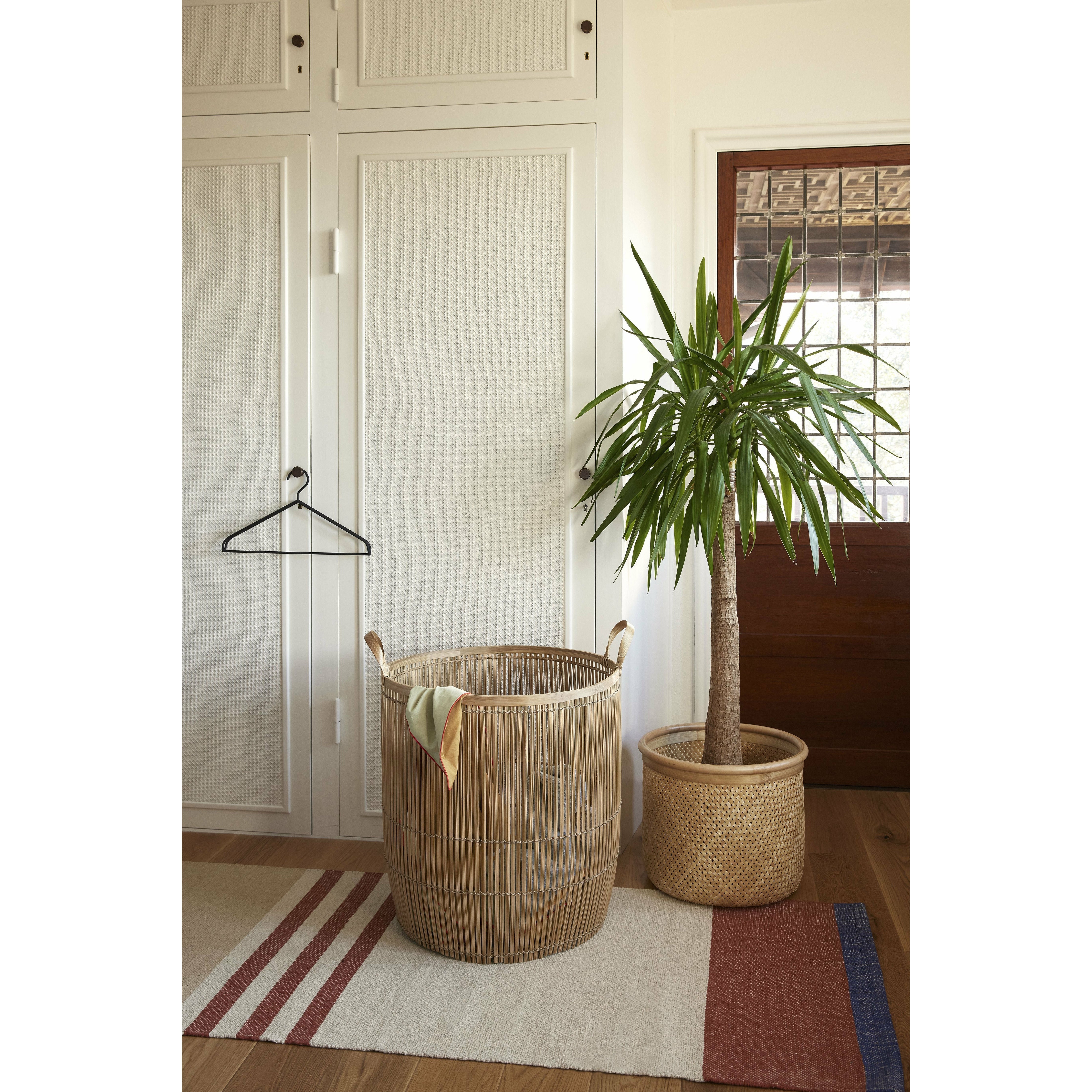 [product_category]-Hübsch Vantage Korb M Handle Round Bamboo Natural S/2-Hübsch-5712772113622-171301-HUB-2