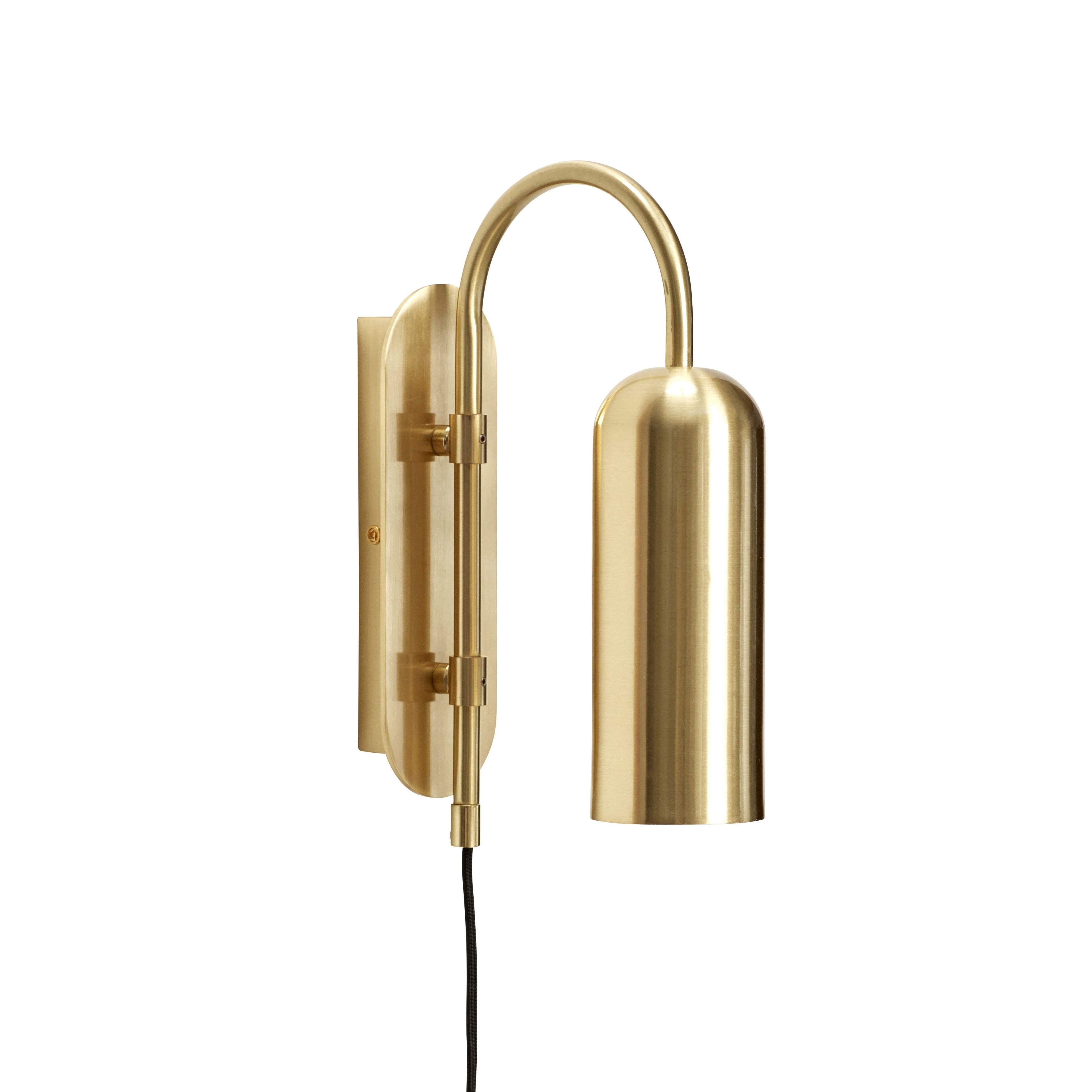 [product_category]-Hübsch Zenith Wall Lamp Brass-Hübsch-5712772071168-990911-HUB-1